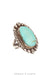 Ring, Natural Stone, Turquoise, Vintage, 1563