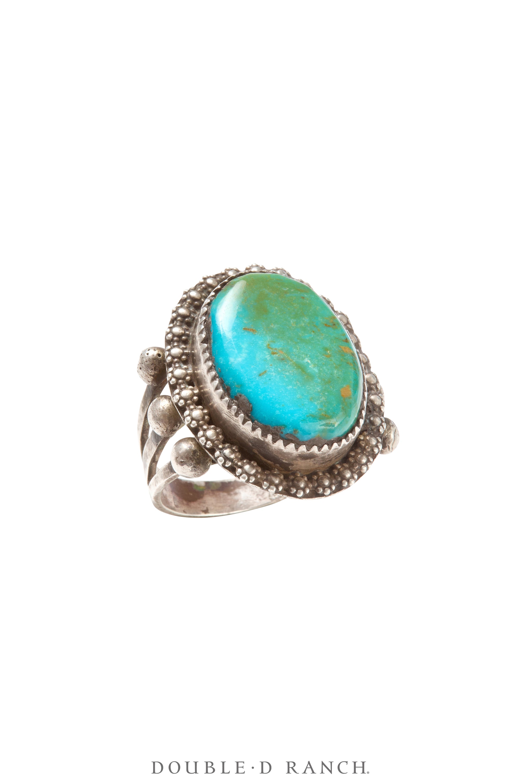 Ring, Natural Stone, Turquoise, Vintage, 1567