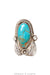 Ring, Natural Stone, Turquoise, Vintage, 1574