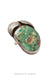 Ring, Natural Stone, Turquoise, Vintage, 1575