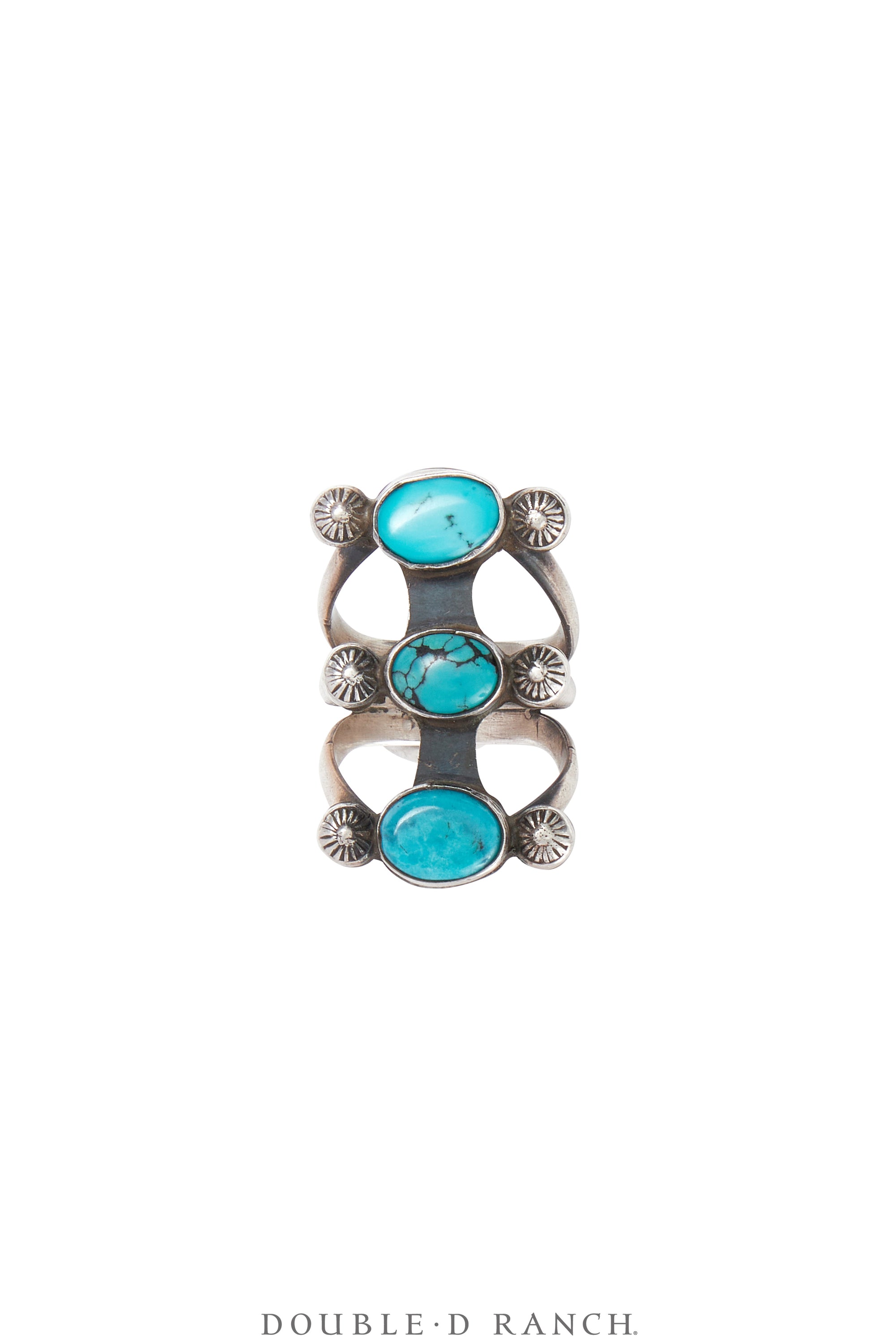 Ring, Novelty, Natural Stone, Turquoise, Vintage, 1577