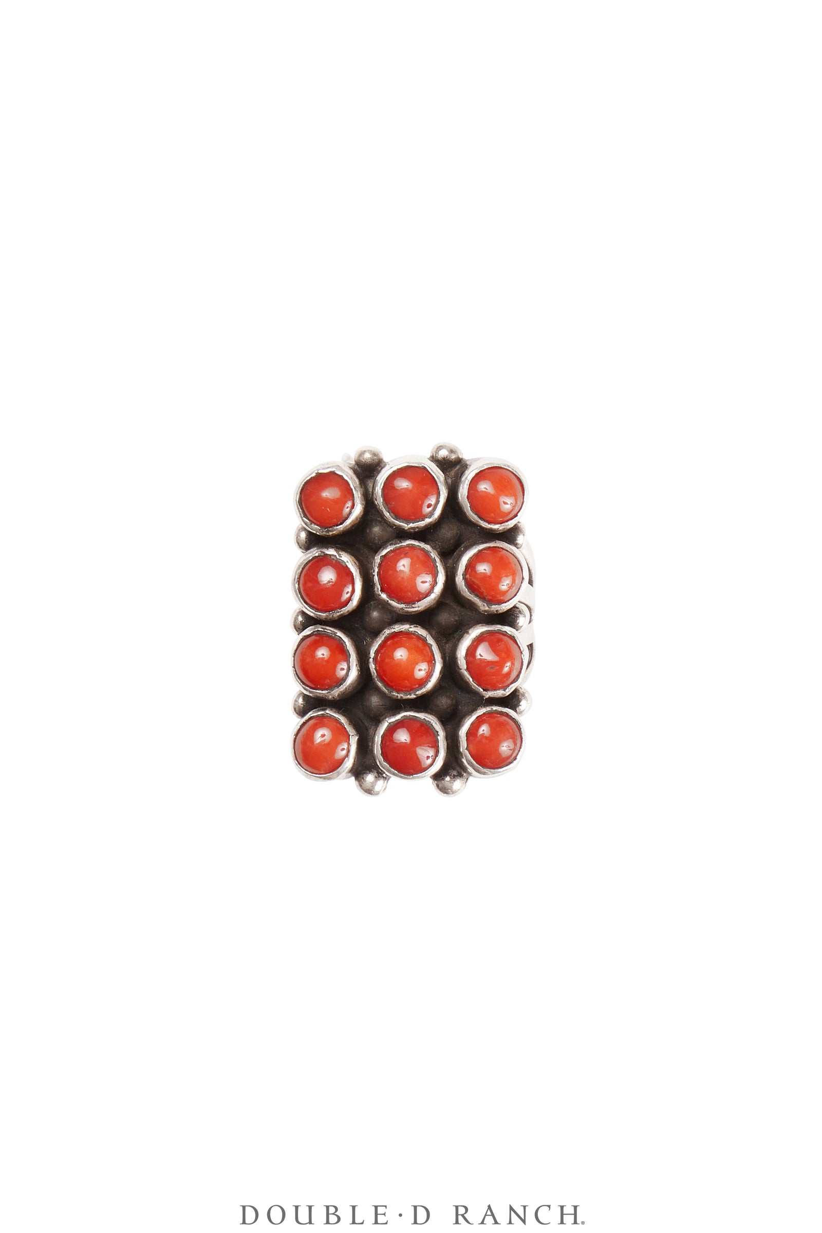 Ring, Cluster, Coral, Vintage, 1589