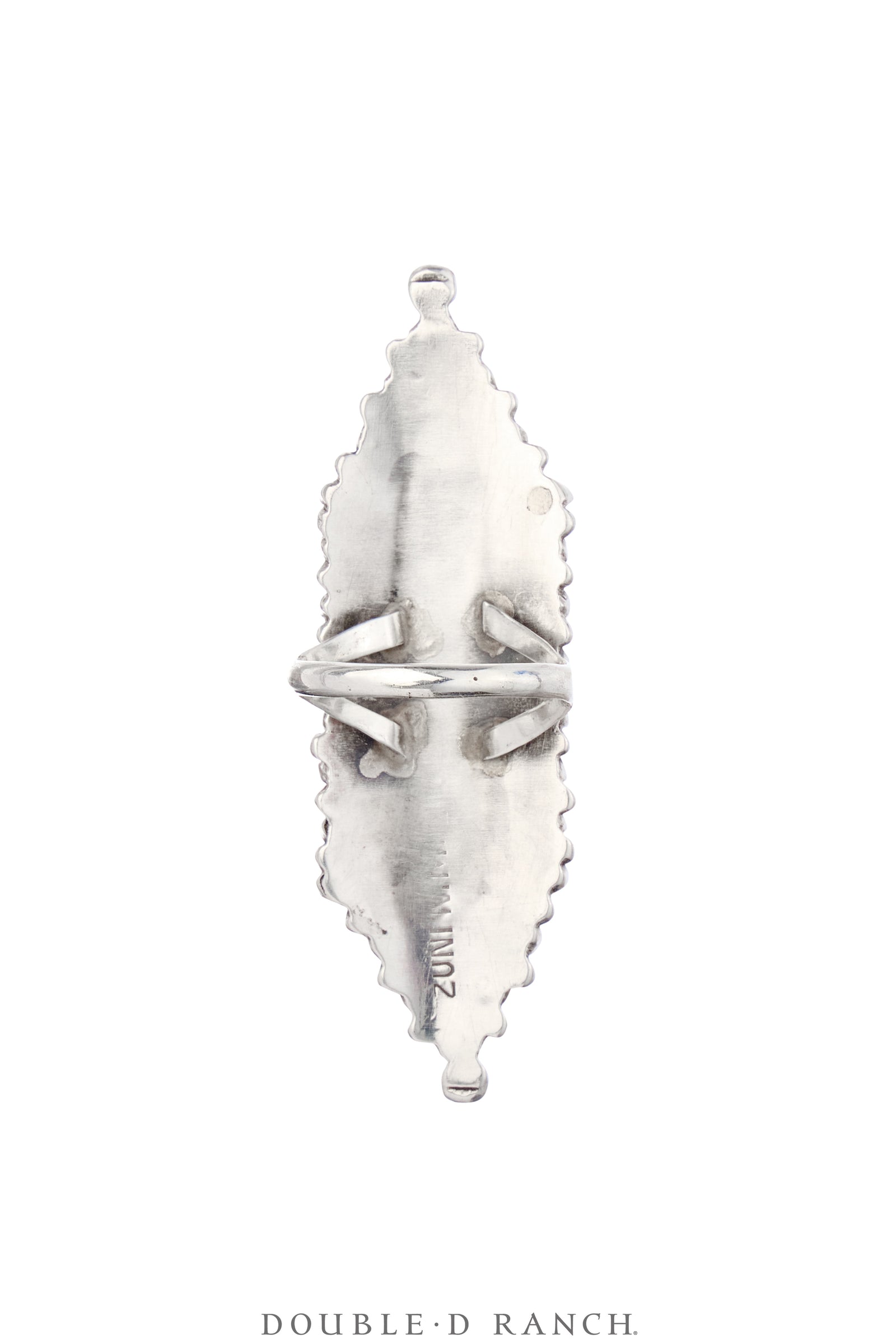 Ring, Shield, Turquoise, Zuni Snake Eye, Mark, Vintage ‘50s, 1641