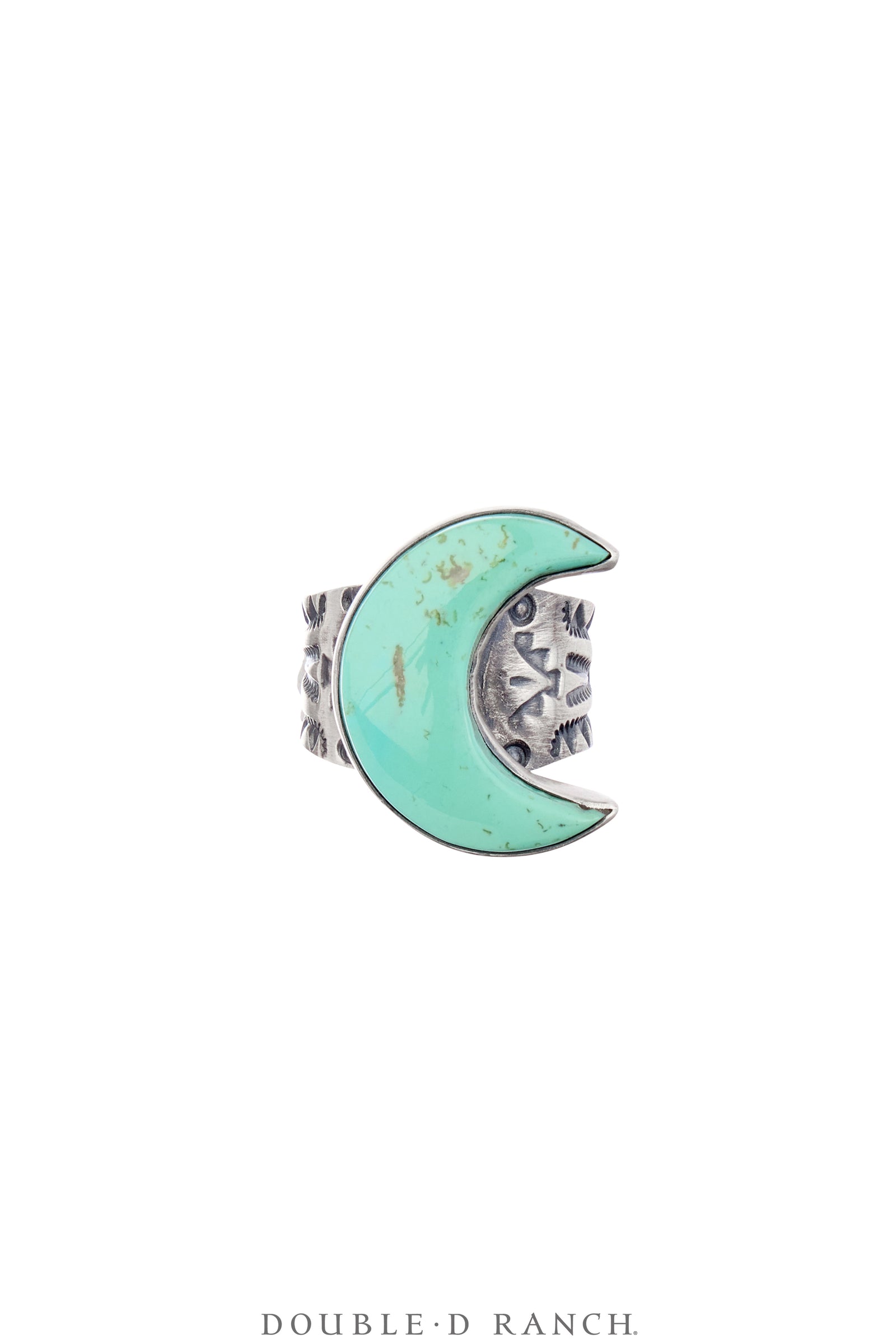 Ring, Novelty , Various Stones, Half Moon, Hallmark, Contemporary, 1723