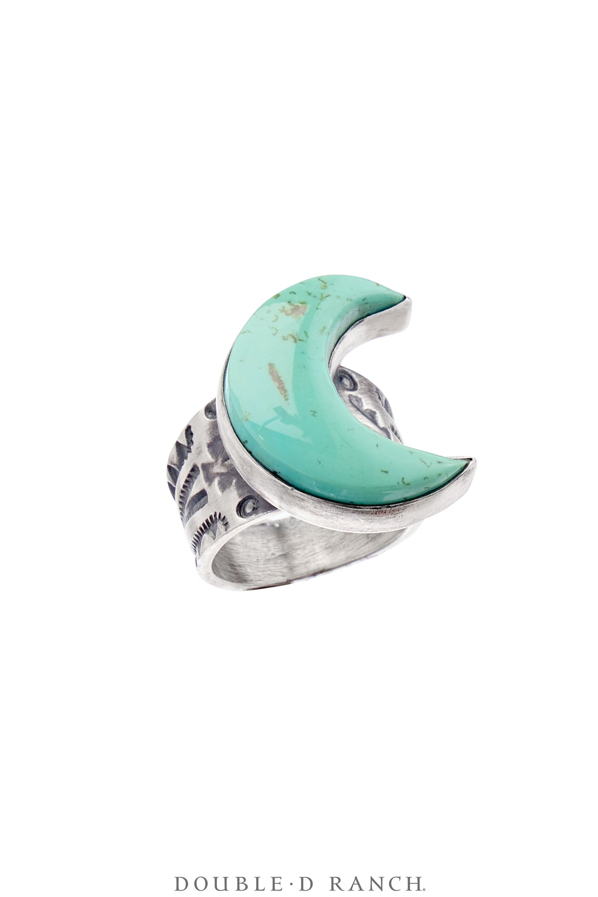 Ring, Novelty , Various Stones, Half Moon, Hallmark, Contemporary, 1723