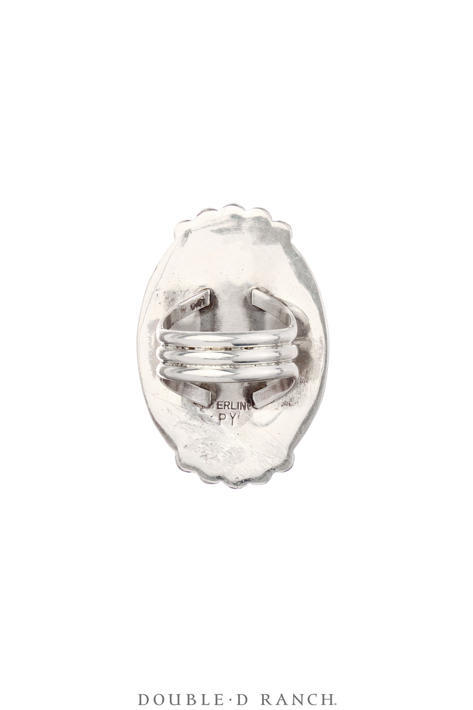 Ring, Natural Stone, Lapis, Hallmark, Contemporary 7.5, 1734