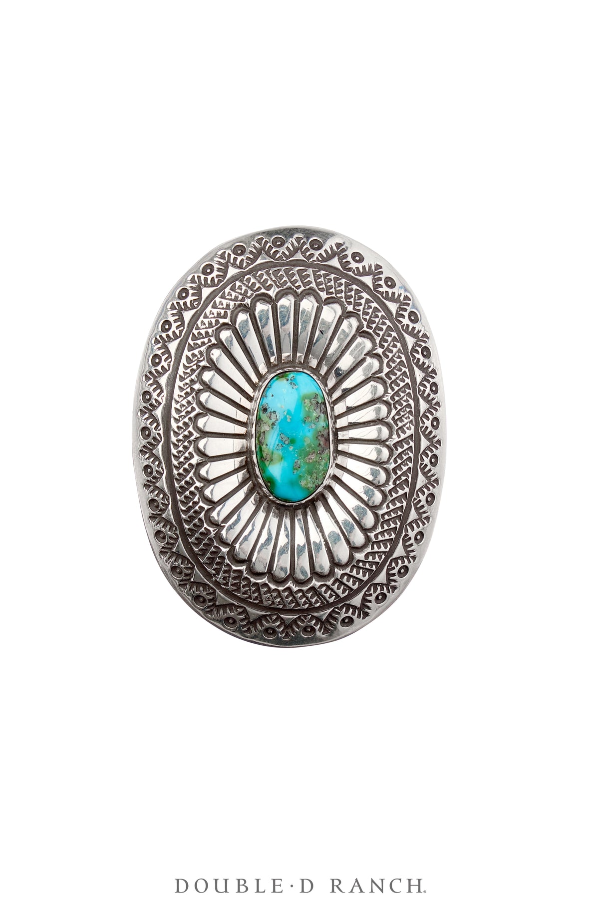 Ring, Concho, Turquoise, Contemporary, 1747