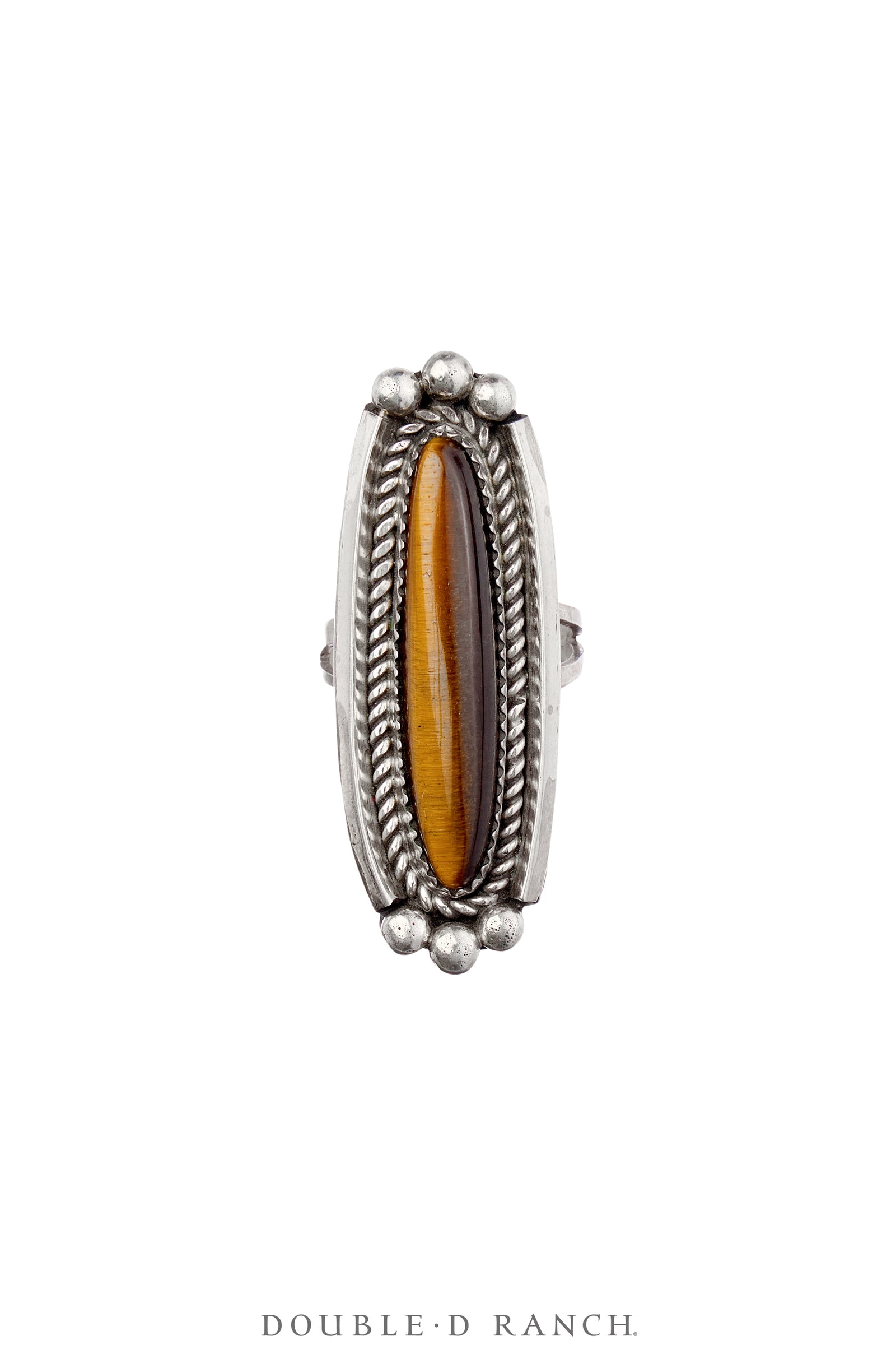 Ring, Natural Stone, Tiger Eye, Hallmark, Contemporary, 1751