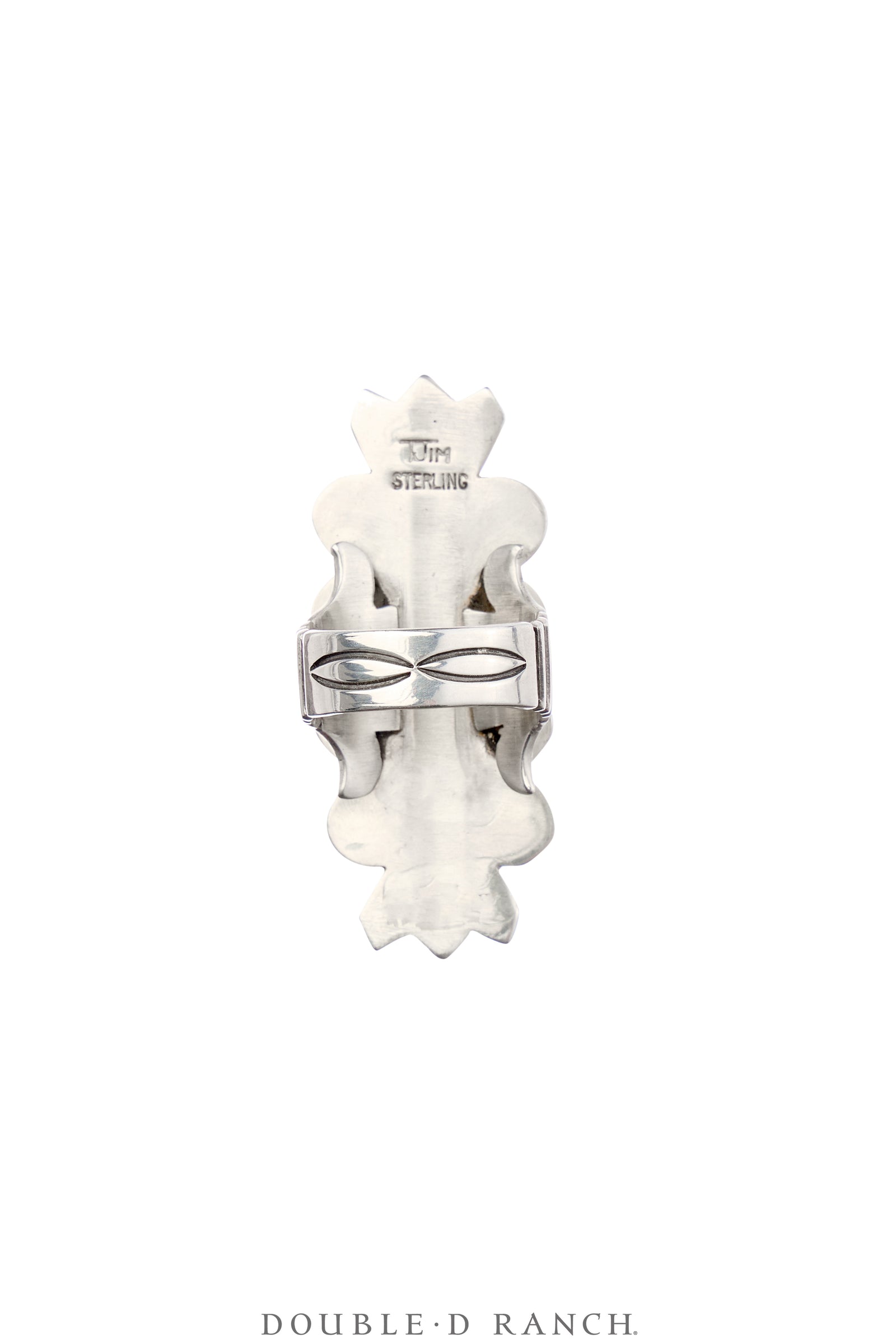 Ring, Shield, Sterling Silver, Hallmark, Contemporary 7.5, 1757