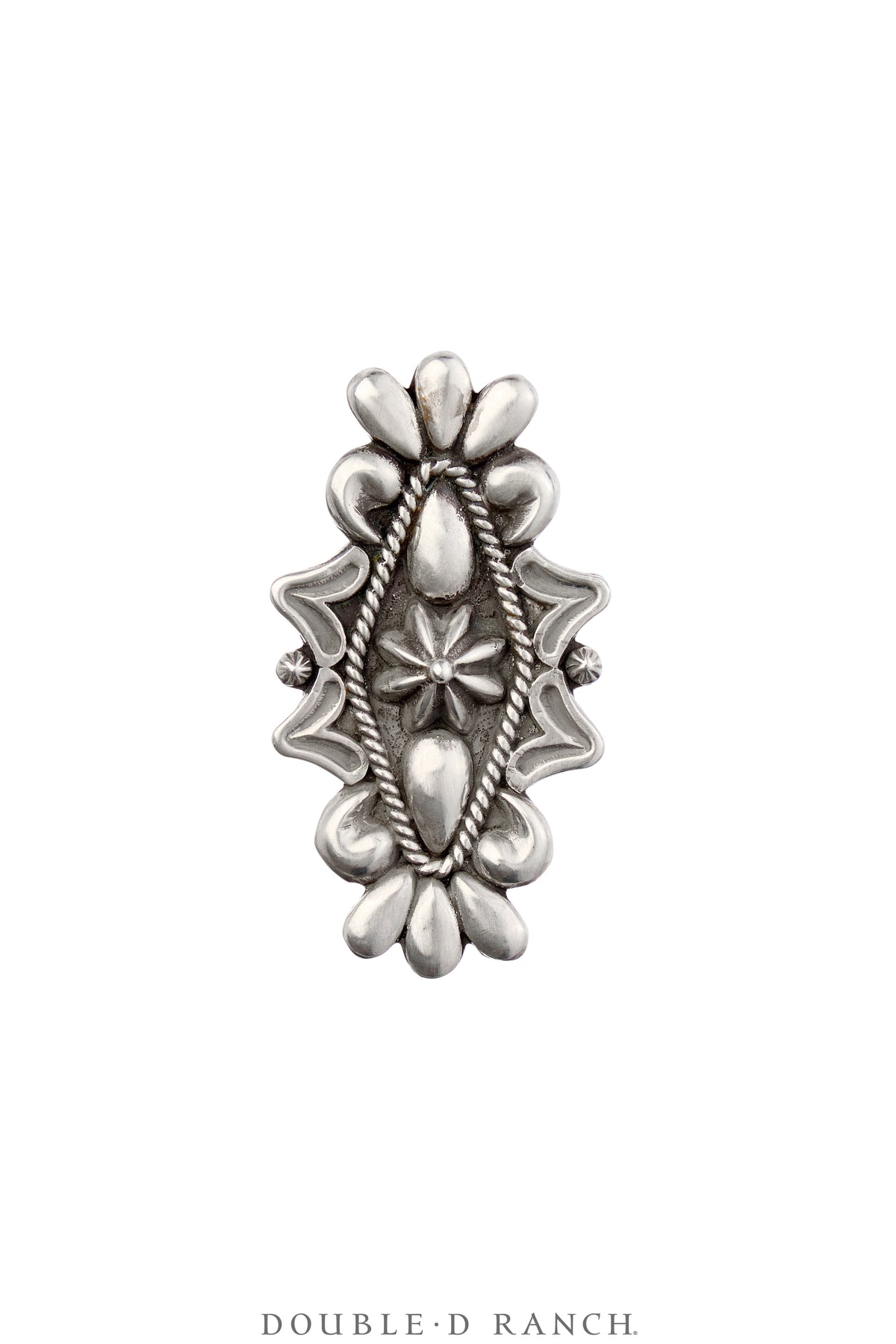 Ring, Shield, Sterling Silver, Hallmark, Contemporary 8, 1758