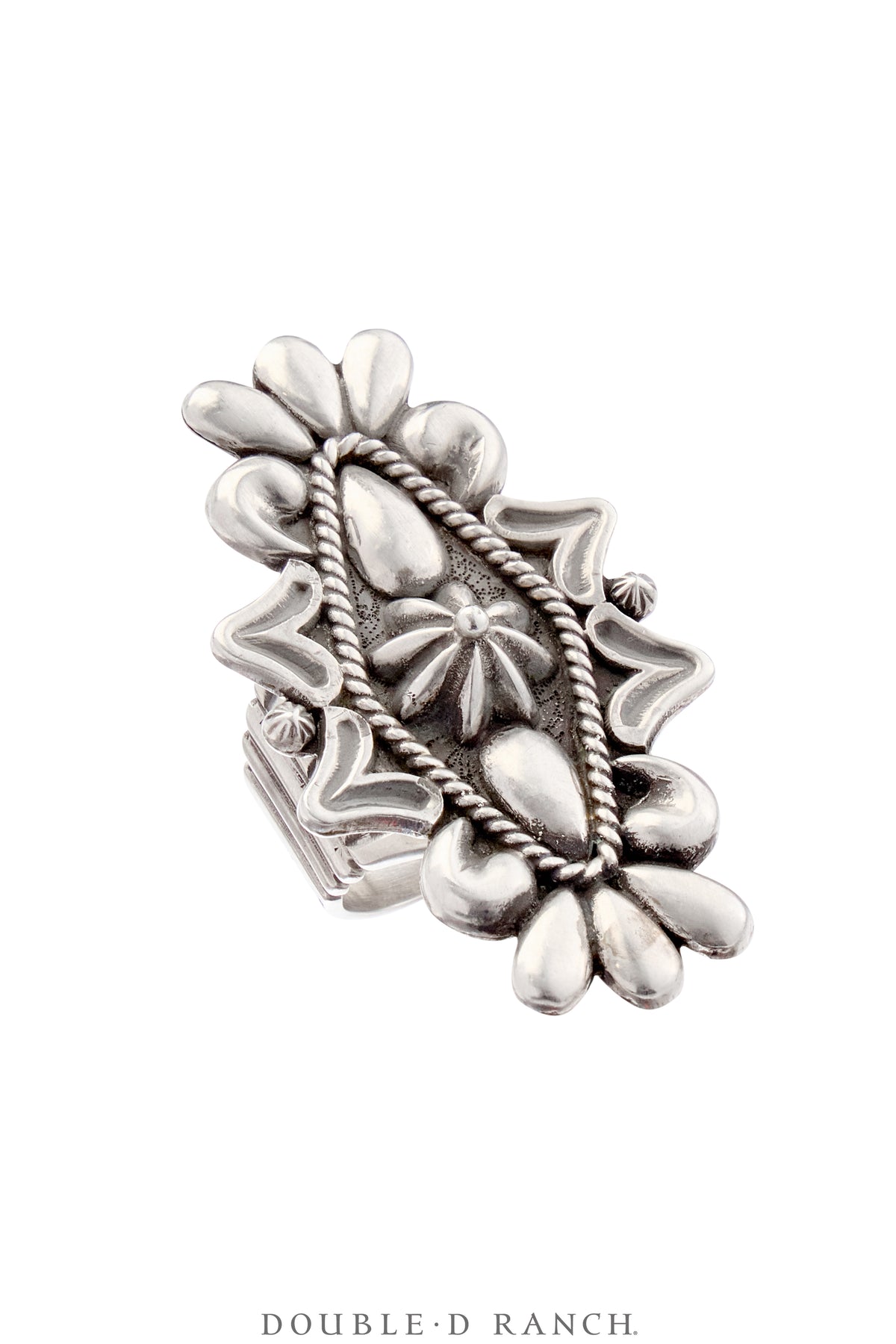 Ring, Shield, Sterling Silver, Hallmark, Contemporary 8, 1758