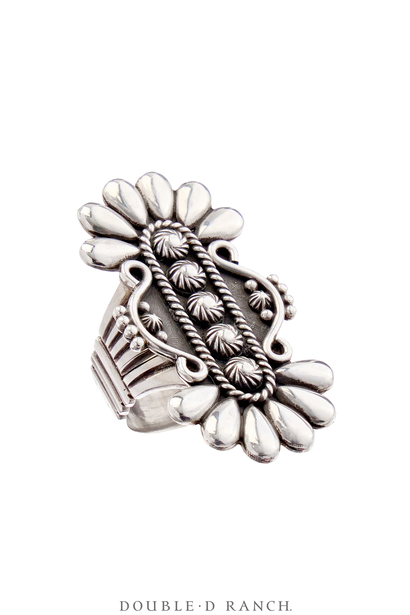 Ring, Shield, Sterling Silver, Hallmark, Contemporary 10, 1759