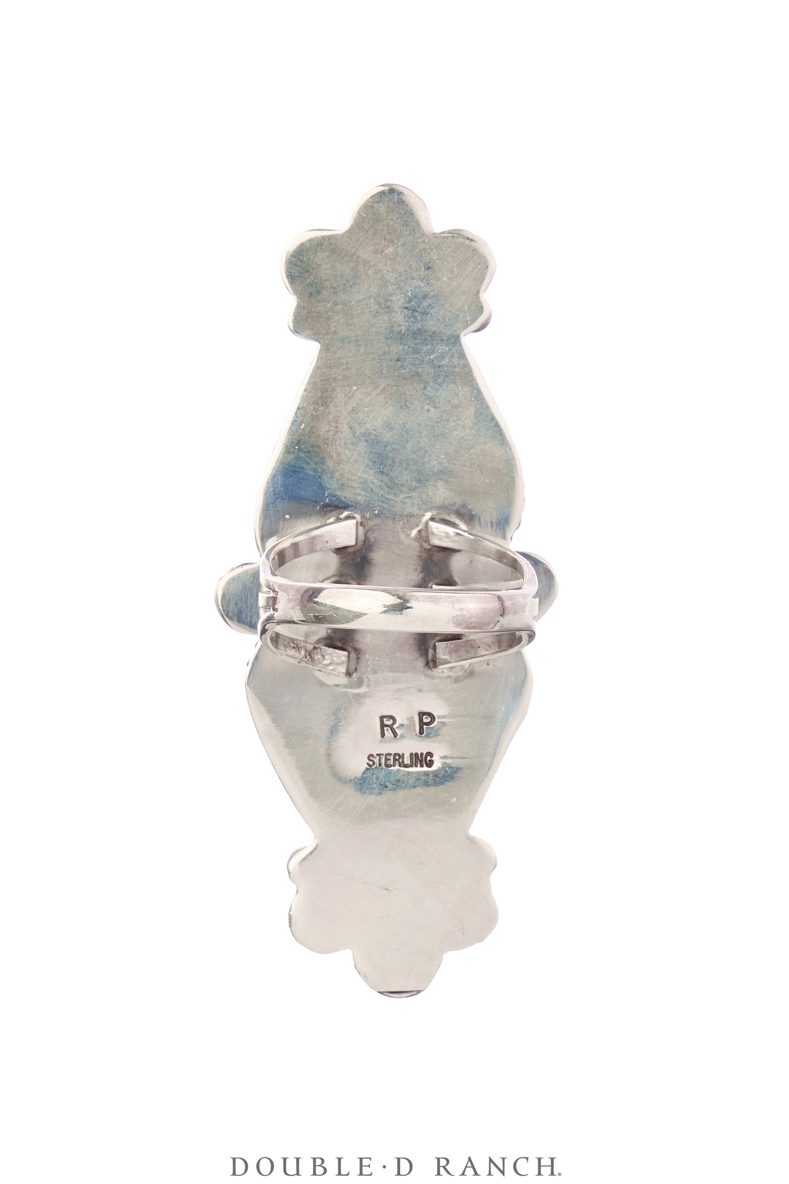 Ring, Natural Stone, Turquoise, Double Stone, Hallmark, Contemporary, 9, 1779