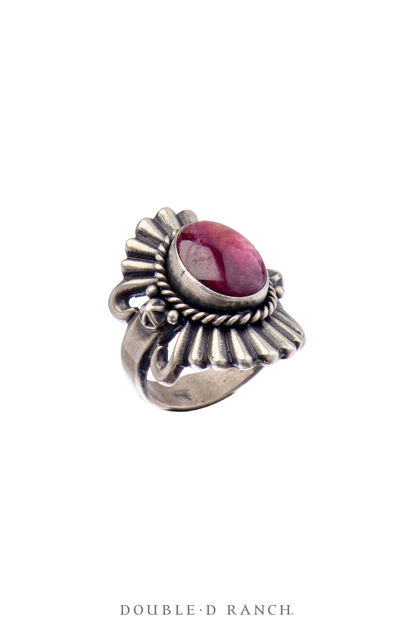 Ring, Concho, Purple Spiny Oyster, Hallmark, Contemporary, 1790