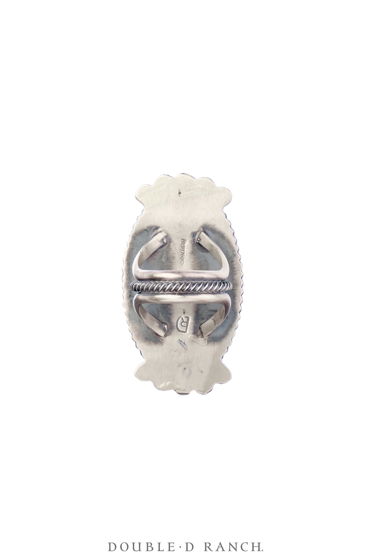 Ring, Natural Stone, Turquoise, Heavy Matrix, Hallmark, Contemporary, 5, 1797