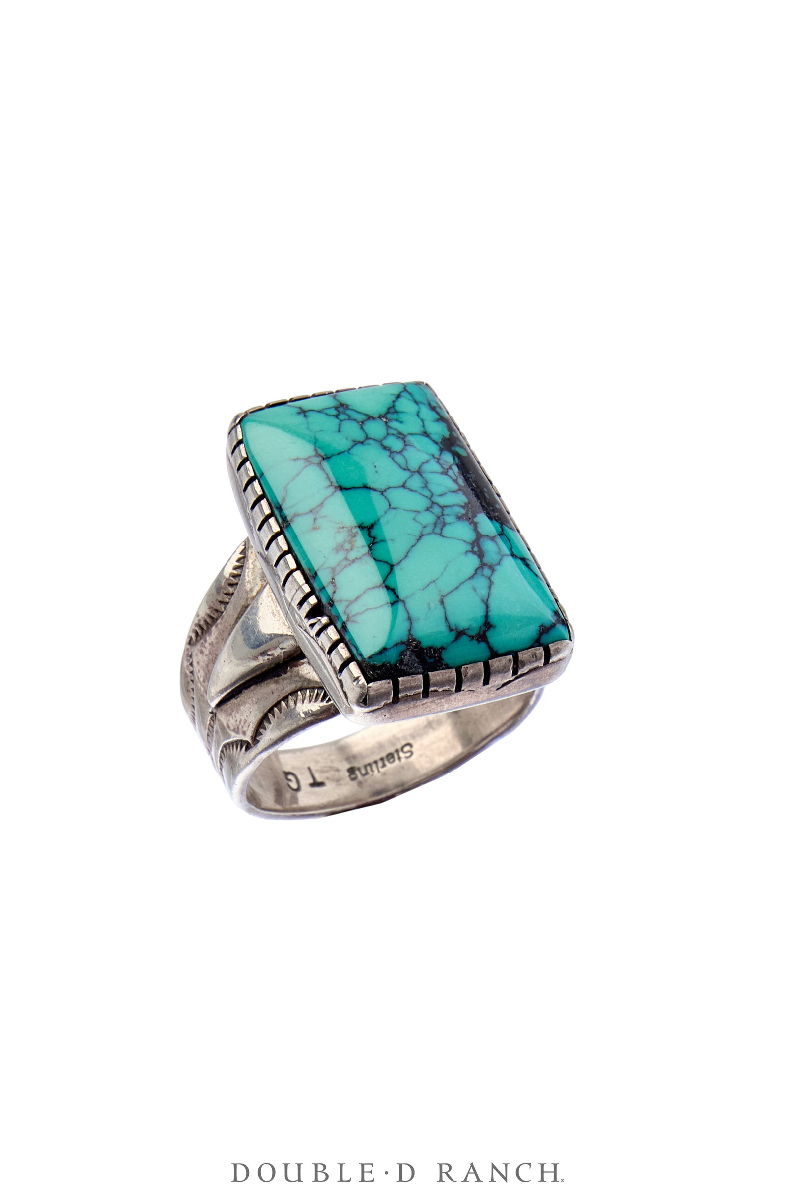 Ring, Slab, Turquoise, Hallmark, Contemporary, 10, 1812