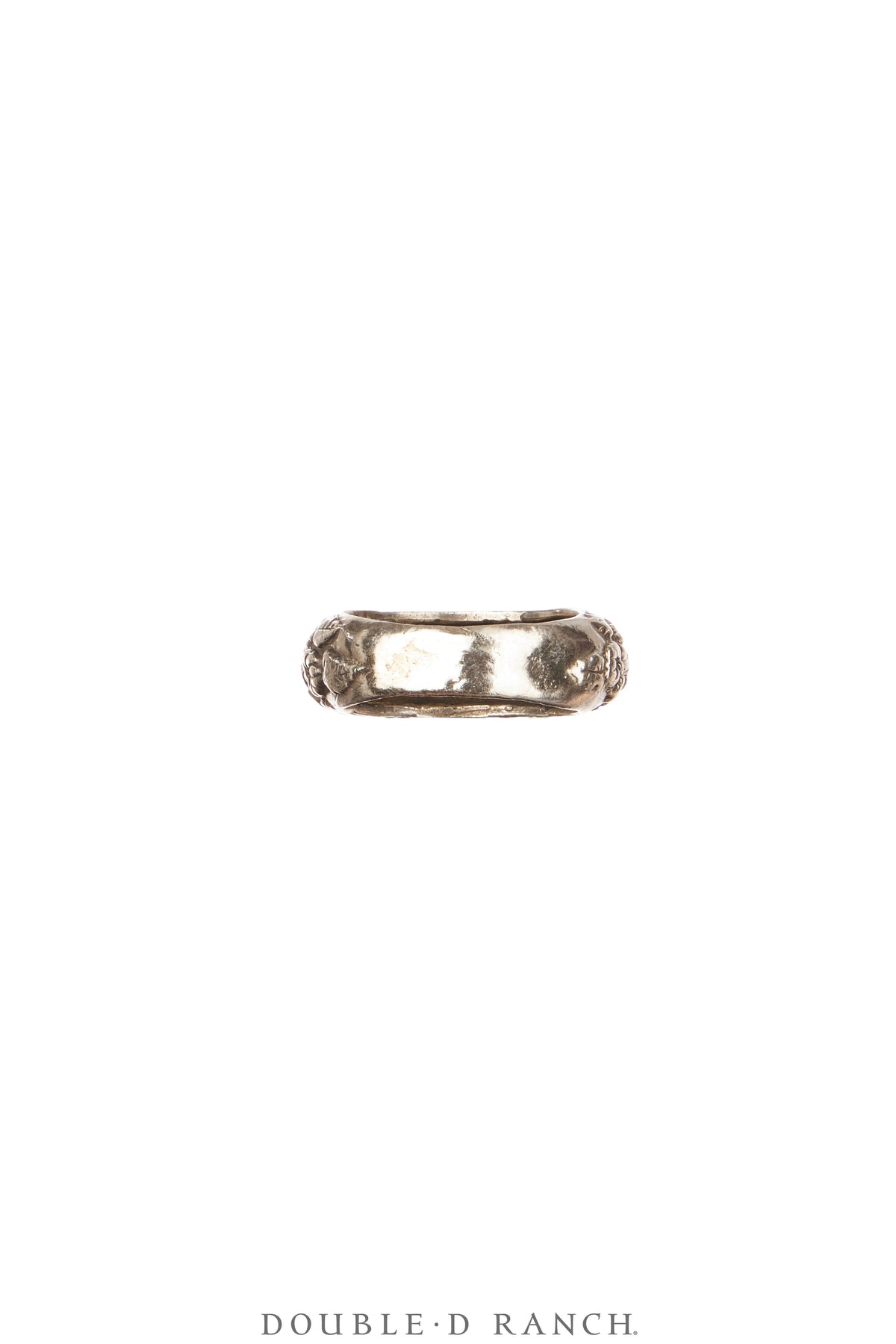 Ring, Dian Malouf, Stacker, Sterling Silver, Floral Buds, Hallmark, Contemporary, 1815