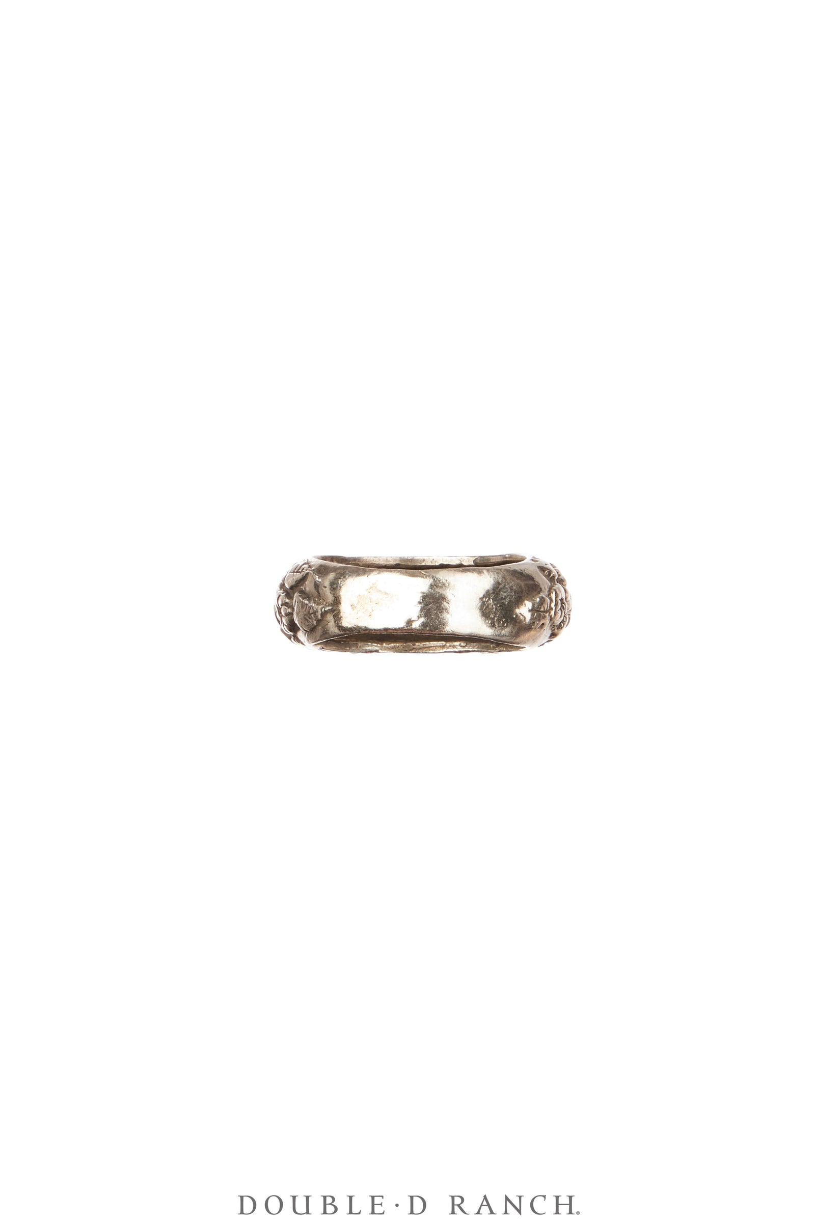 Ring, Dian Malouf, Stacker, Sterling Silver, Floral Buds, Hallmark, Contemporary, 1815