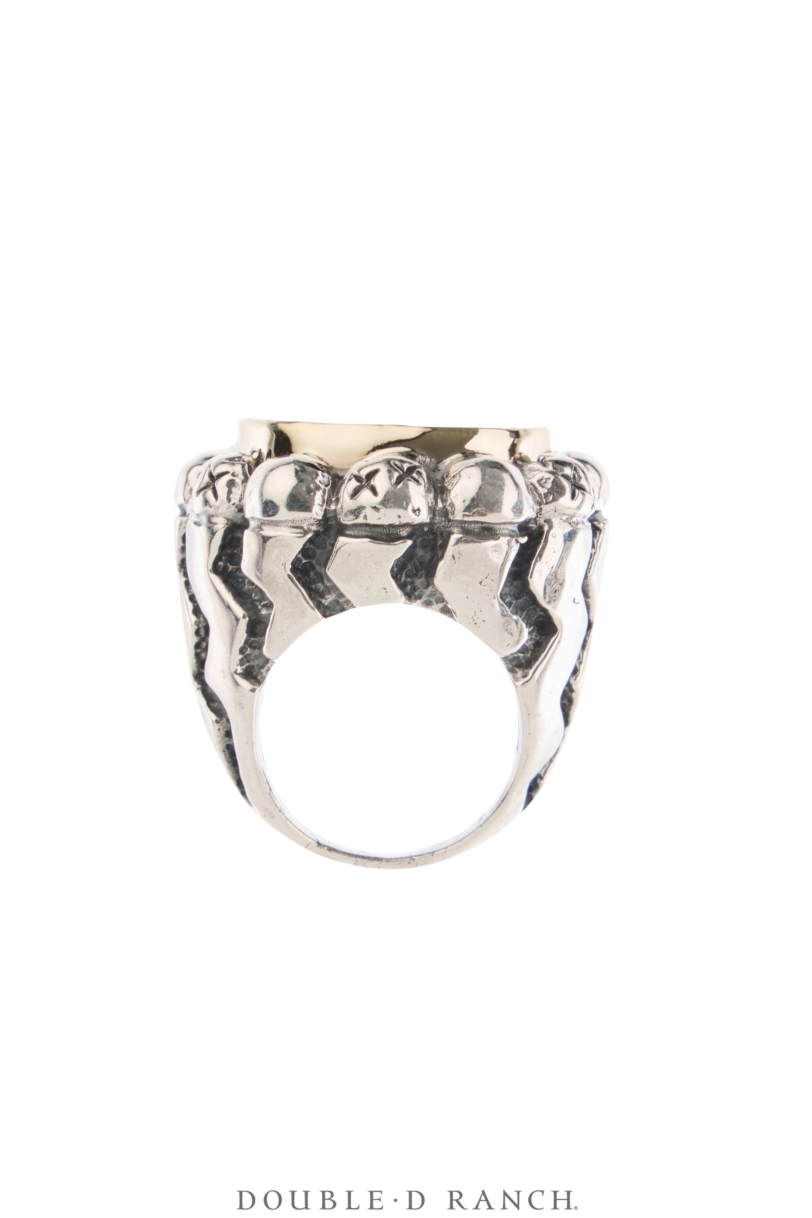 Ring, Dian Malouf, Statement, Railroad China, Union Jack, Hallmark, Contemporary, 1933