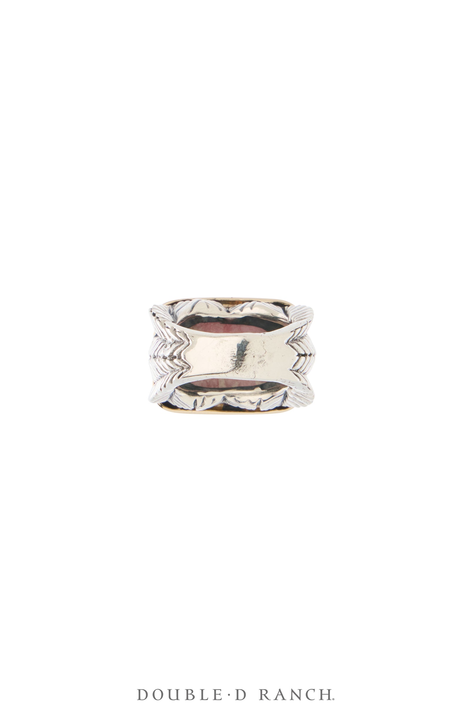 Ring, Dian Malouf, Statement, Rhodochrosite, Hallmark, Contemporary, 1940
