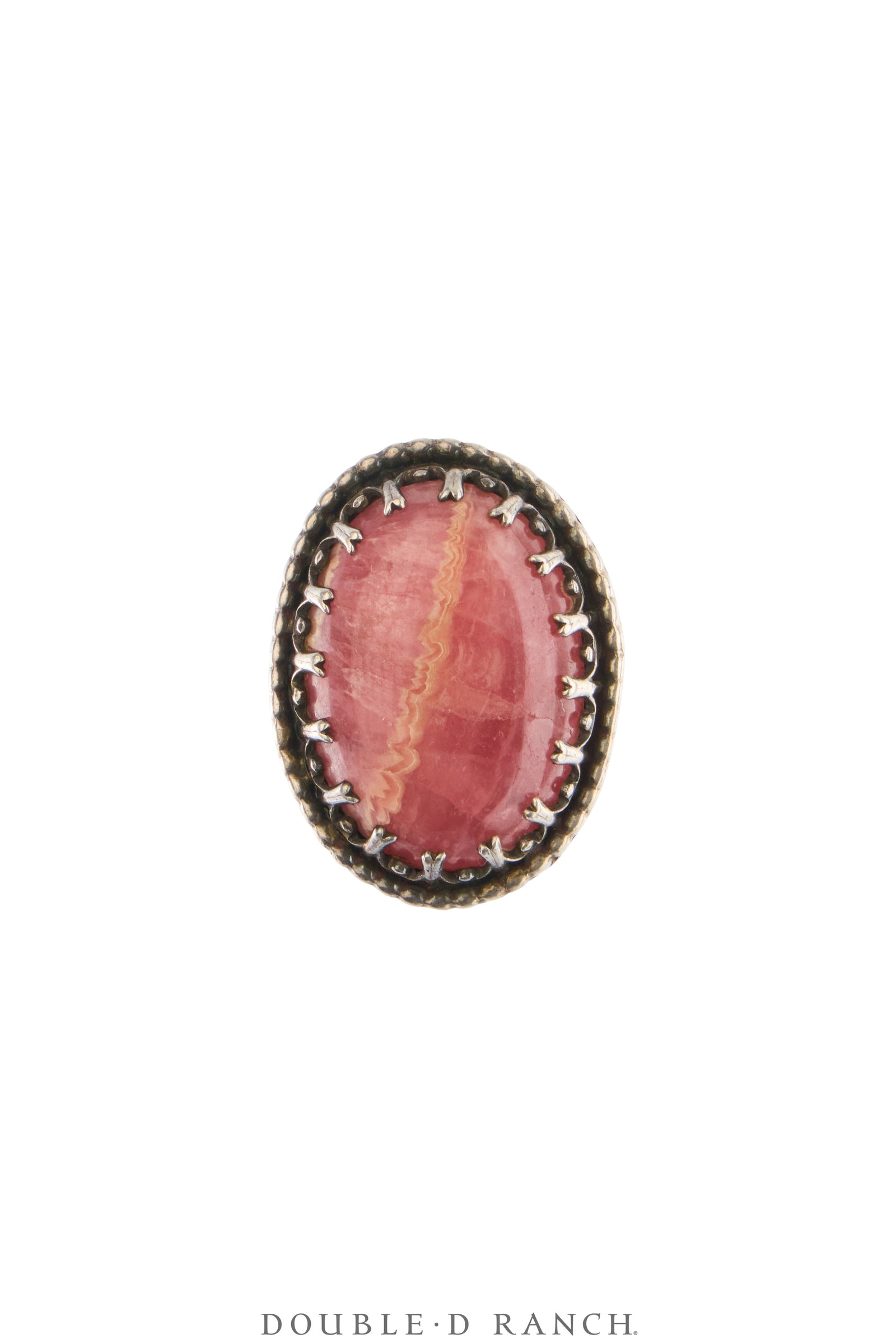Ring, Natural Stone, Rhodochrosite, Vintage, 1956