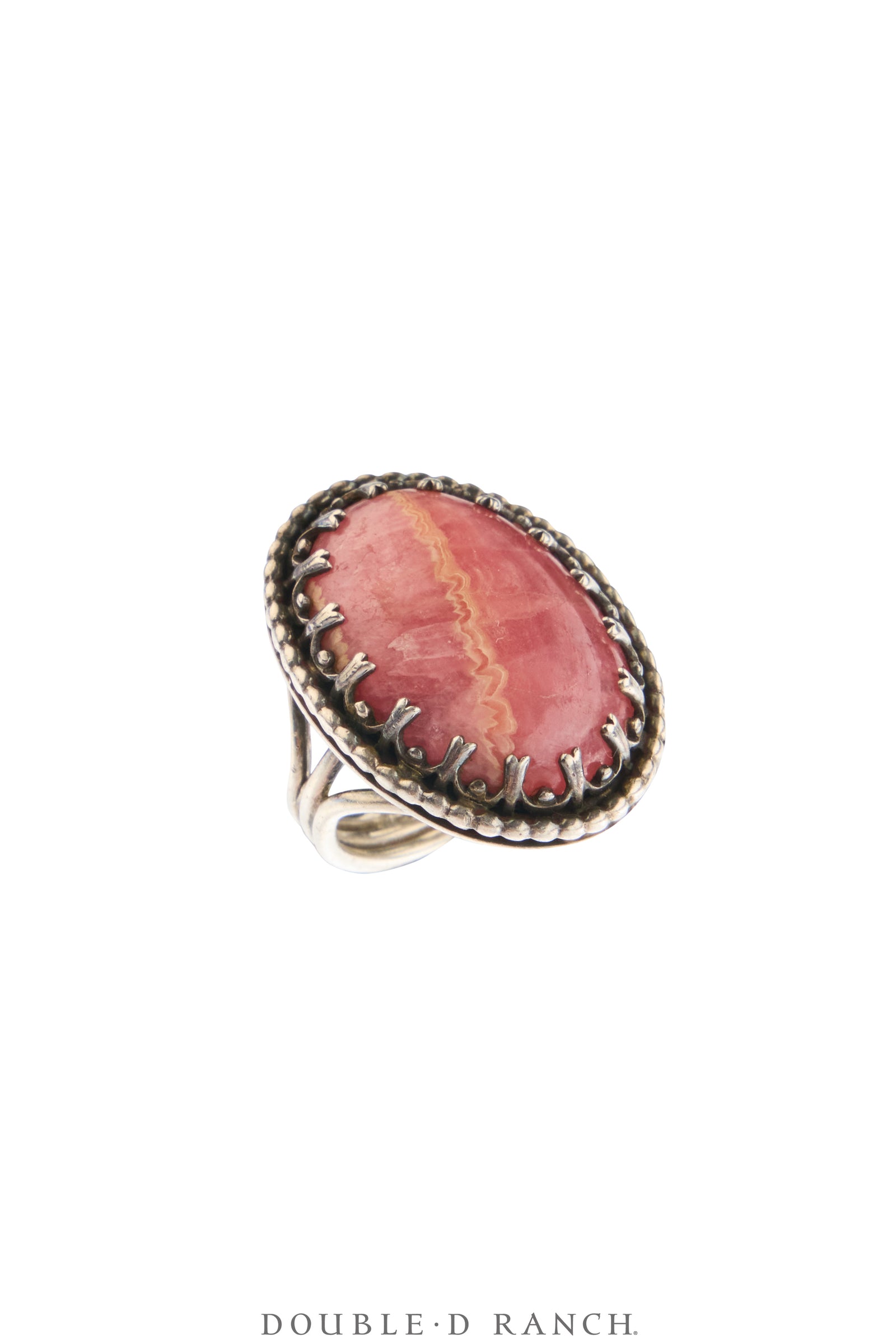 Ring, Natural Stone, Rhodochrosite, Vintage, 1956