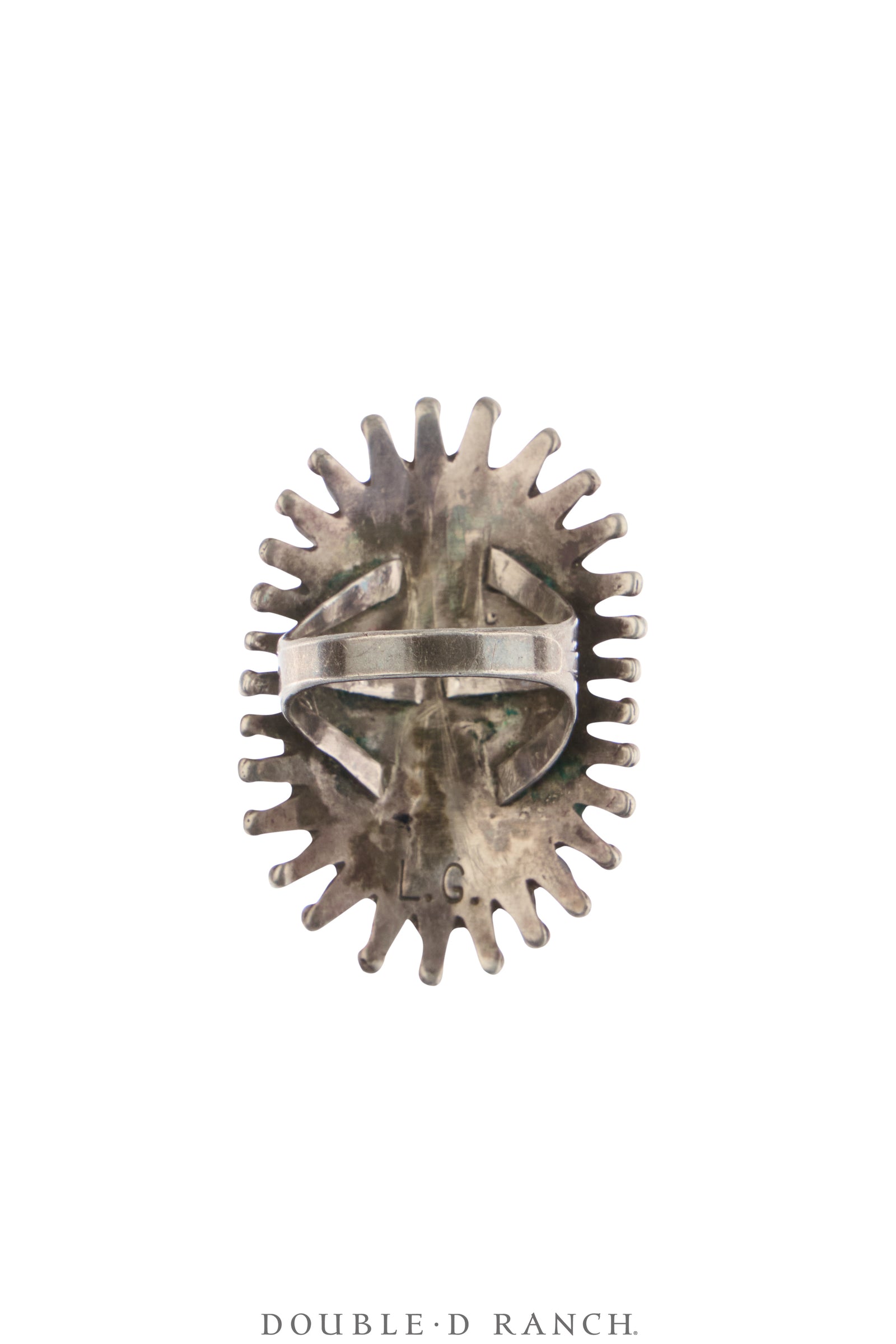 Ring, Cluster, Turquoise, Hallmark, Vintage, 1958