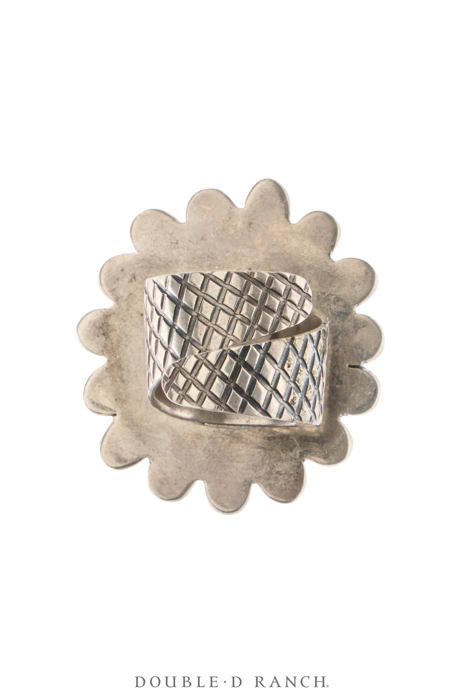 Ring, Federico, Cluster, Turquoise, Mother of Pearl, Hallmark, Contemporary, 1960