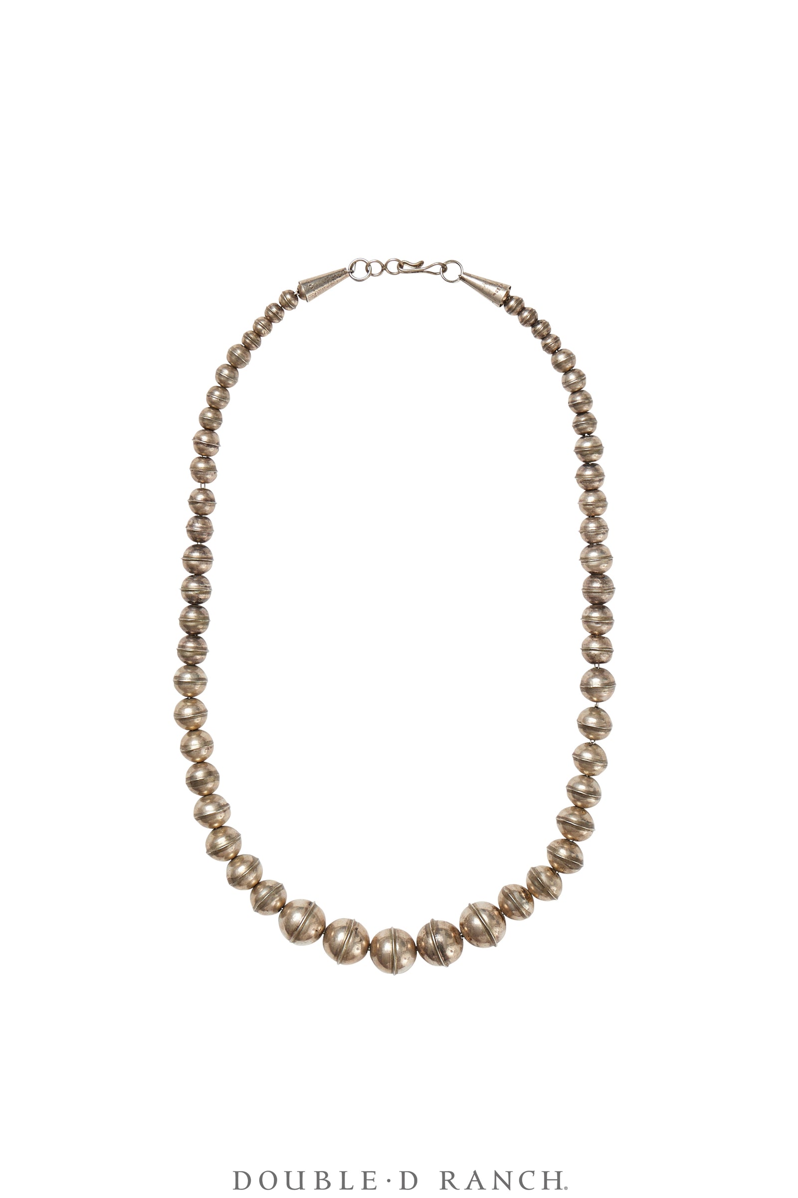 Necklace, Desert Pearls, Graduated, 18," Vintage, 3300