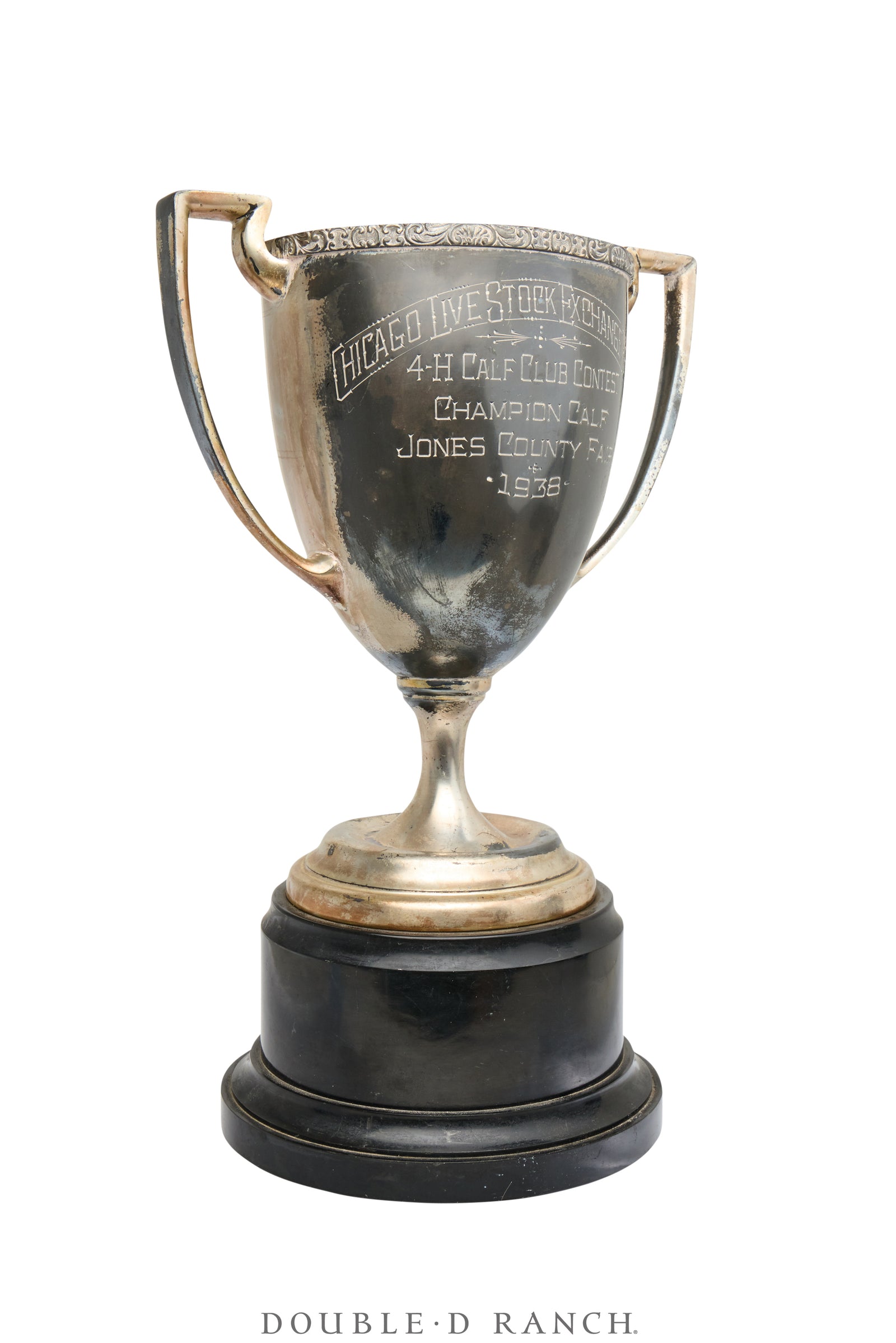 Miscellaneous, Trophy, Chicago Livestock Exchange, 4-H Calf Club, Vintage ‘38, 1223