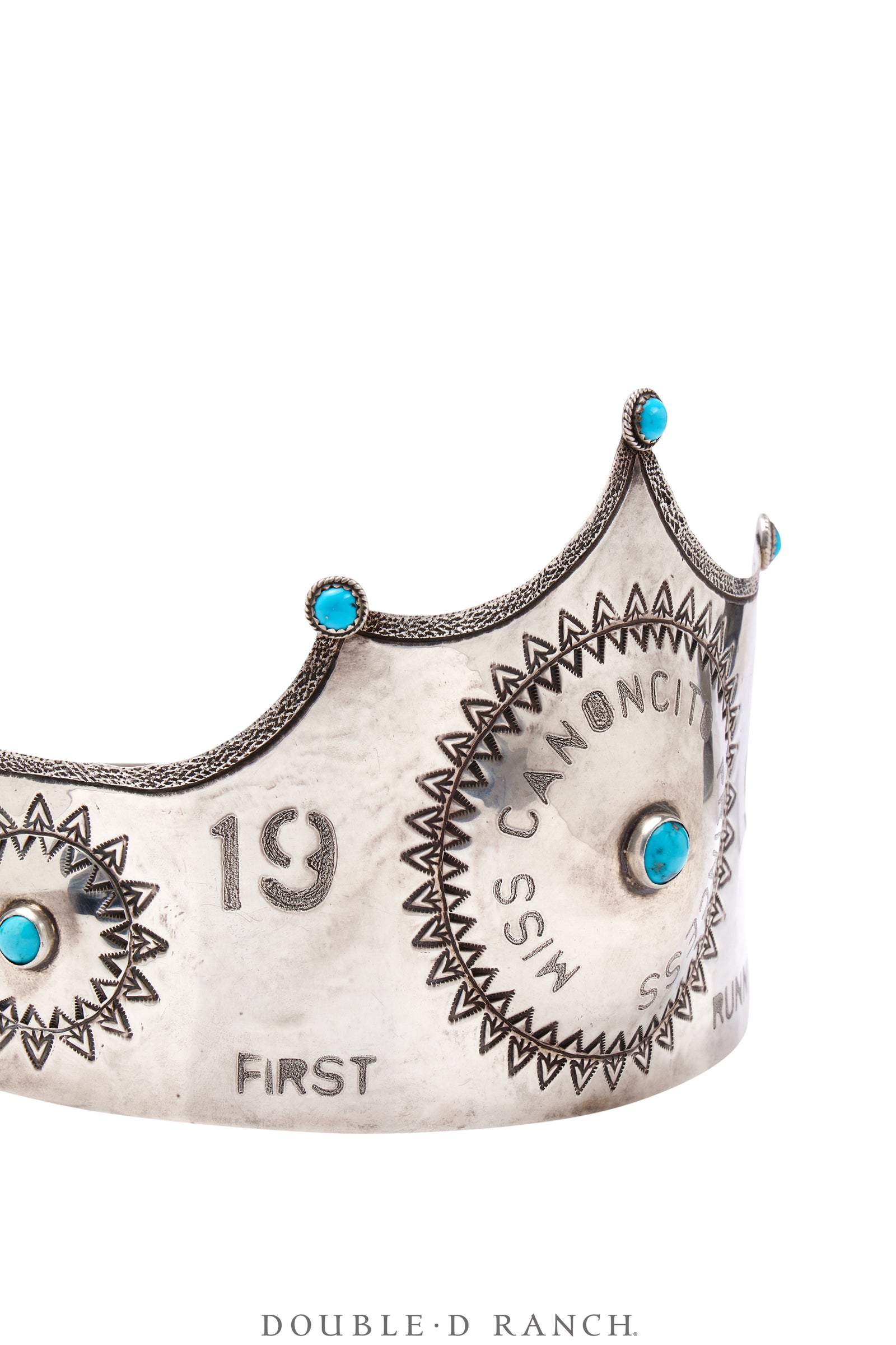 Miscellaneous, Crown, Turquoise, "Miss Canoncito Princess 1990 First Runner Up," Hallmark, Vintage, 1145