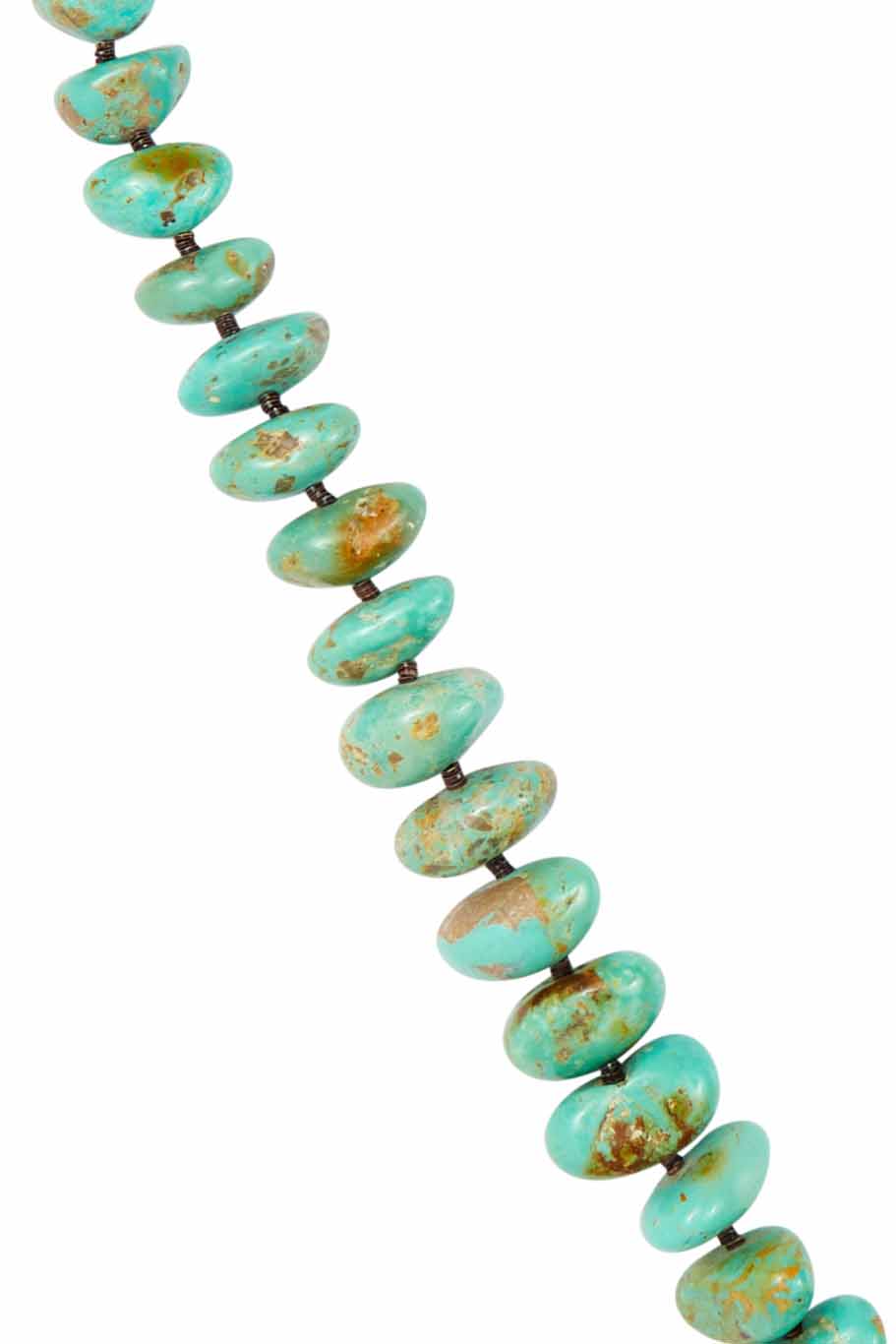 Necklace, Natural Stone, Turquoise, Nugget, Navajo, Contemporary, 3434