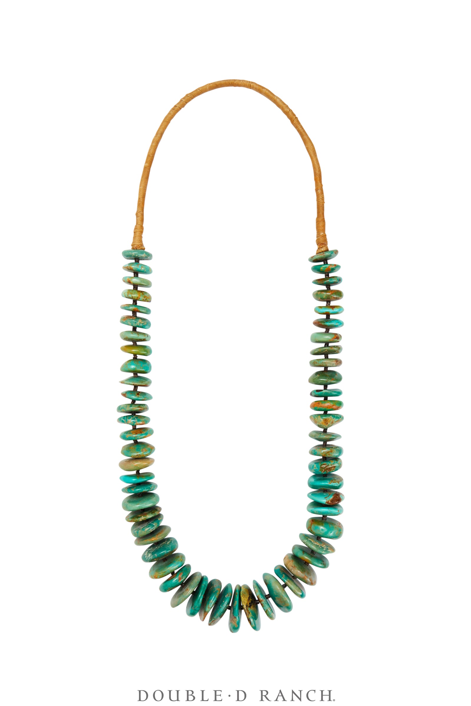 Necklace, Natural Stone, Turquoise, Nugget, Navajo, Contemporary, 3432