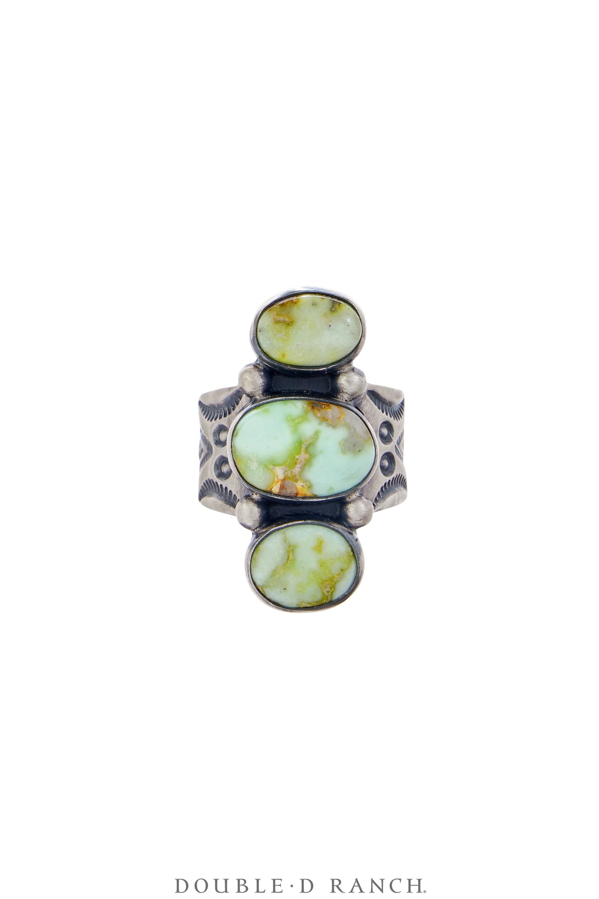 Ring, Cluster, Turquoise, Palomino Mine, Hallmark, Contemporary, 6, 1710