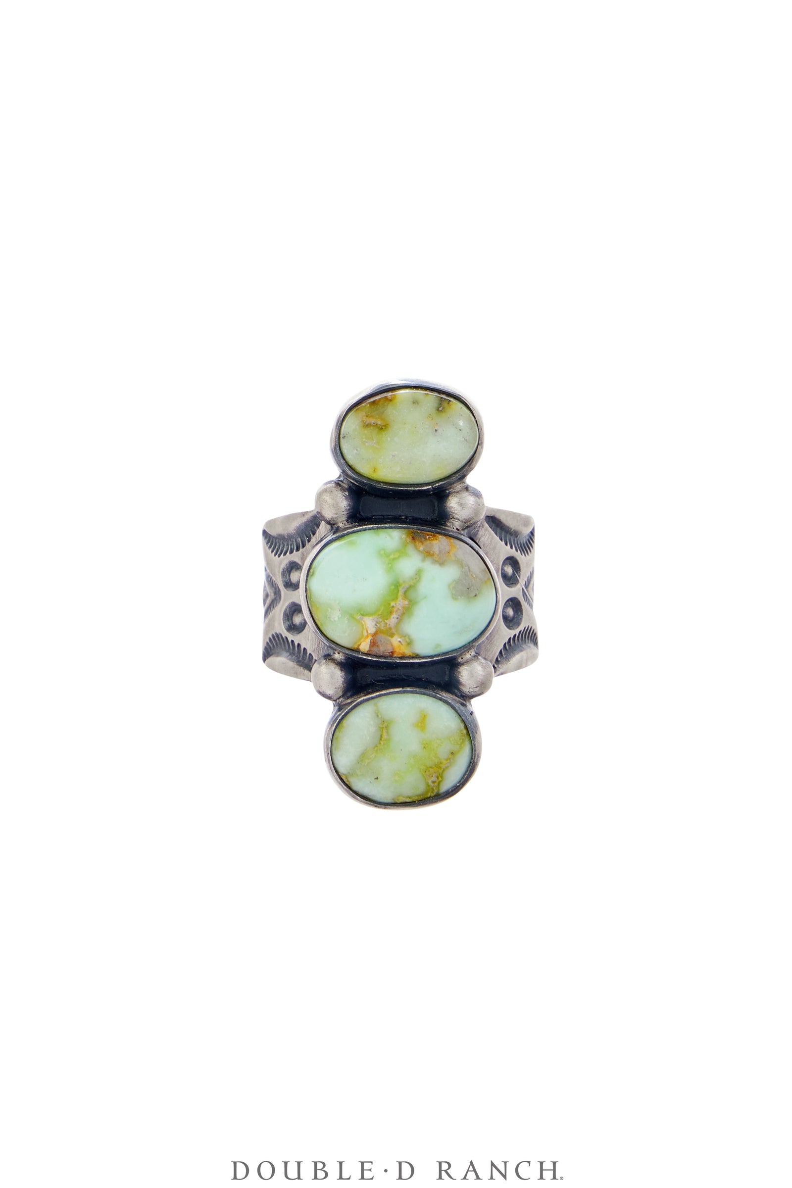 Ring, Cluster, Turquoise, Palomino Mine, Hallmark, Contemporary, 6, 1710