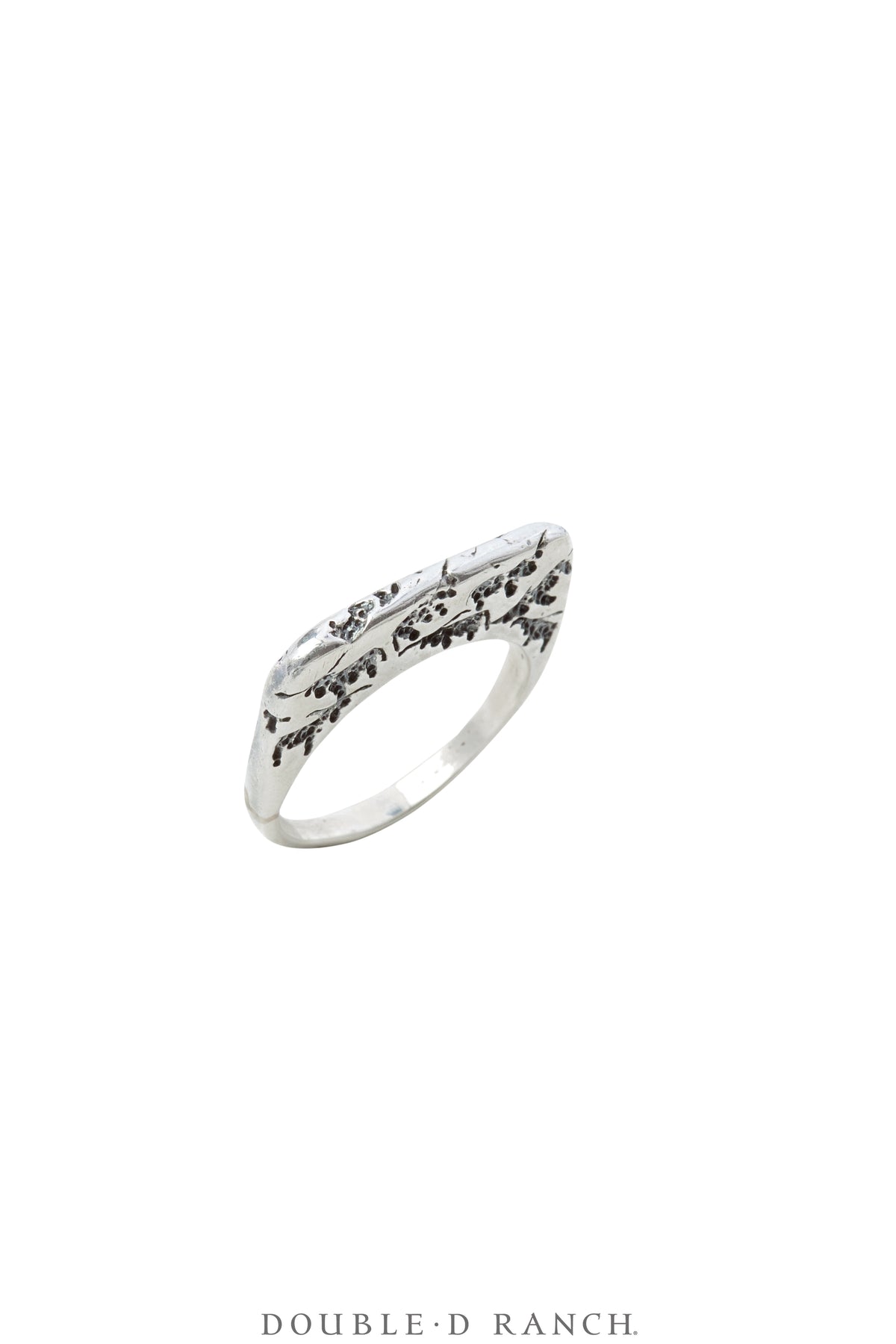 Ring, Dian Malouf, Sterling Silver, Stacker, Hallmark, Contemporary, 1686