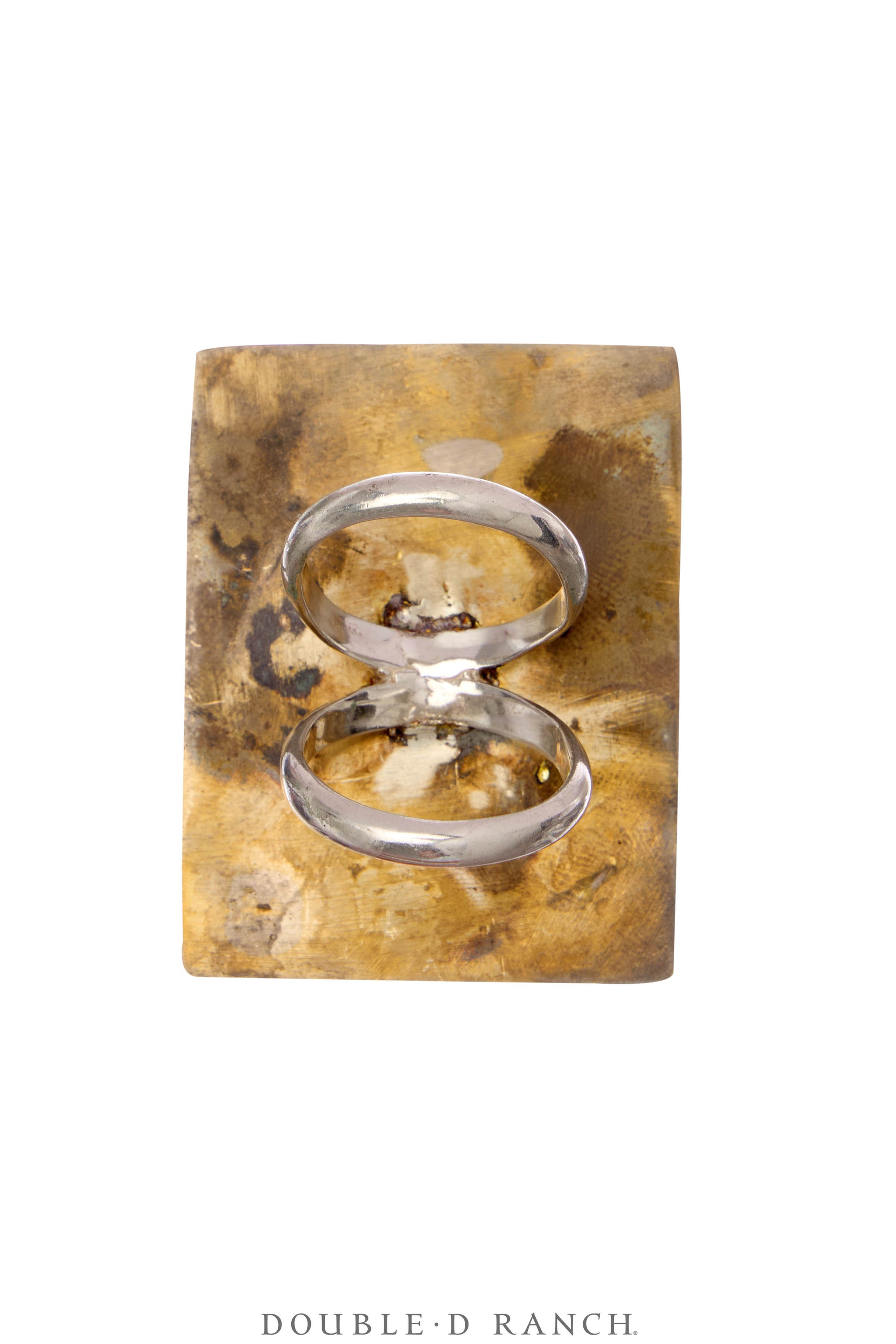 Scarf Slide, Vintage, Inlay, Tortoise Shell & Turquoise, 1223