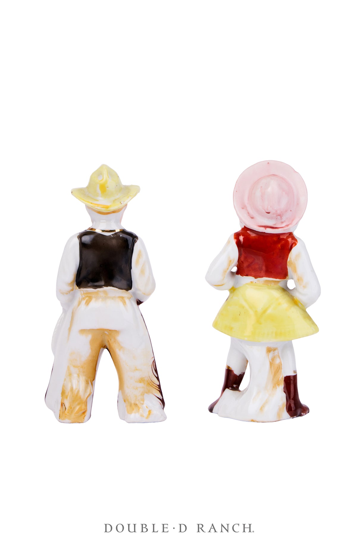 Miscellaneous, Tschoskys, Porcelain, Cowboy & Cowgirl Pair, 5 1/2" Vintage ‘50s, 1389