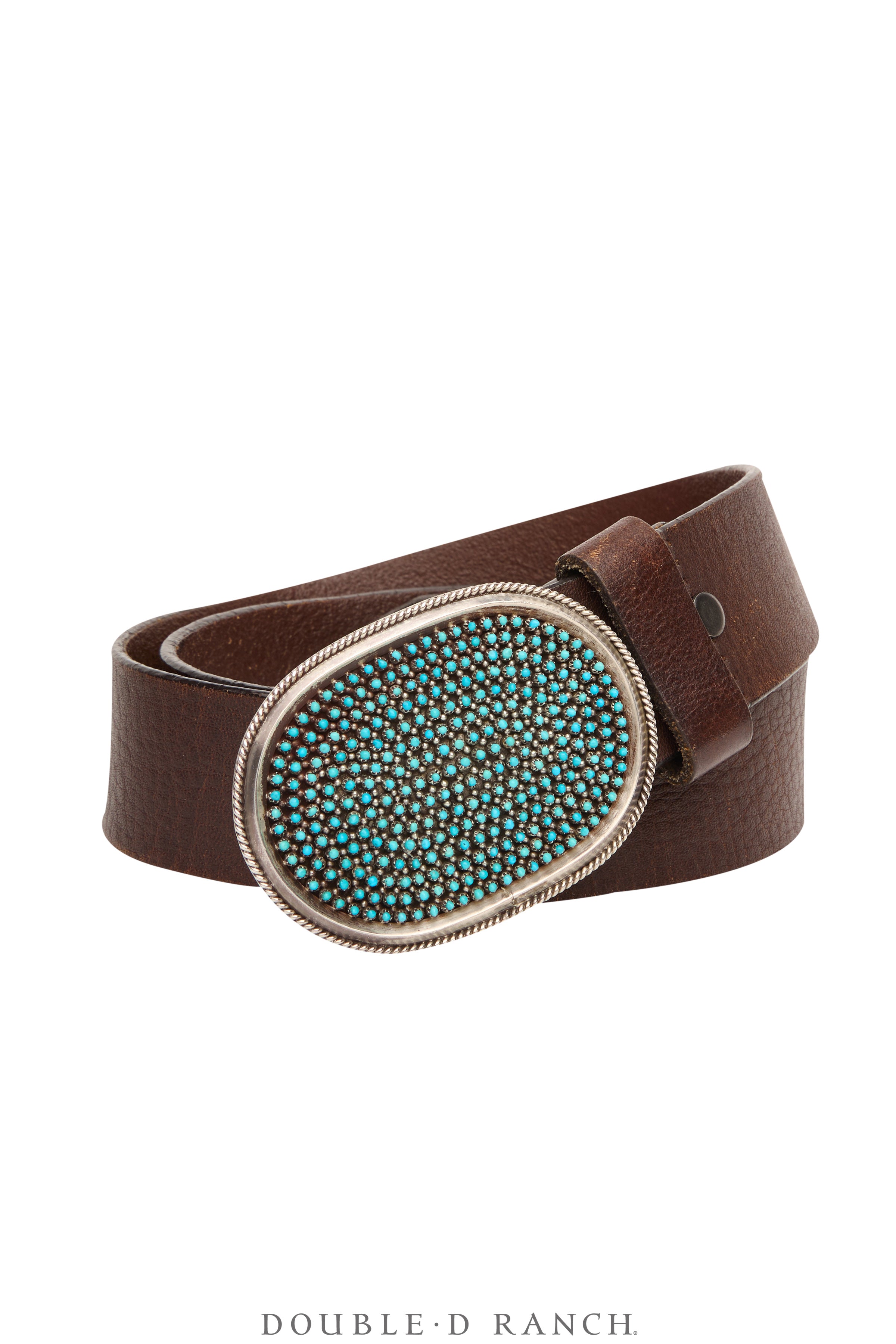 Belt, A Vintage, Buckle, Turquoise, Zuni Snake Eye, Haloo 