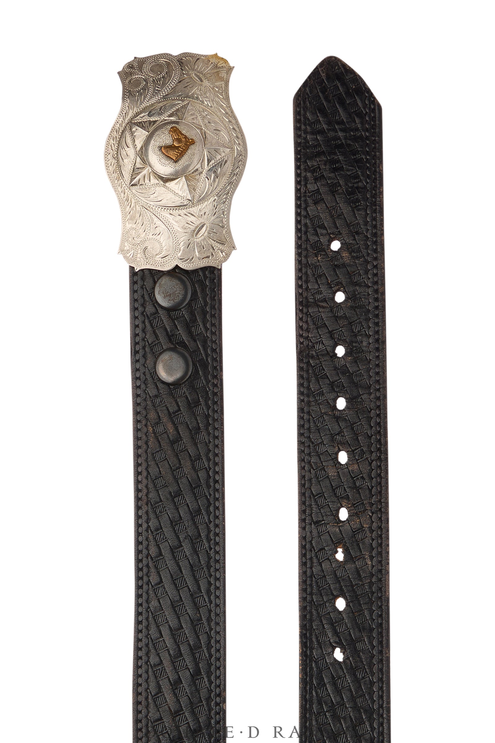 Belt, A Vintage, Buckle, Western, Horse Profile, Hallmark, Vintage late ‘40s, 788