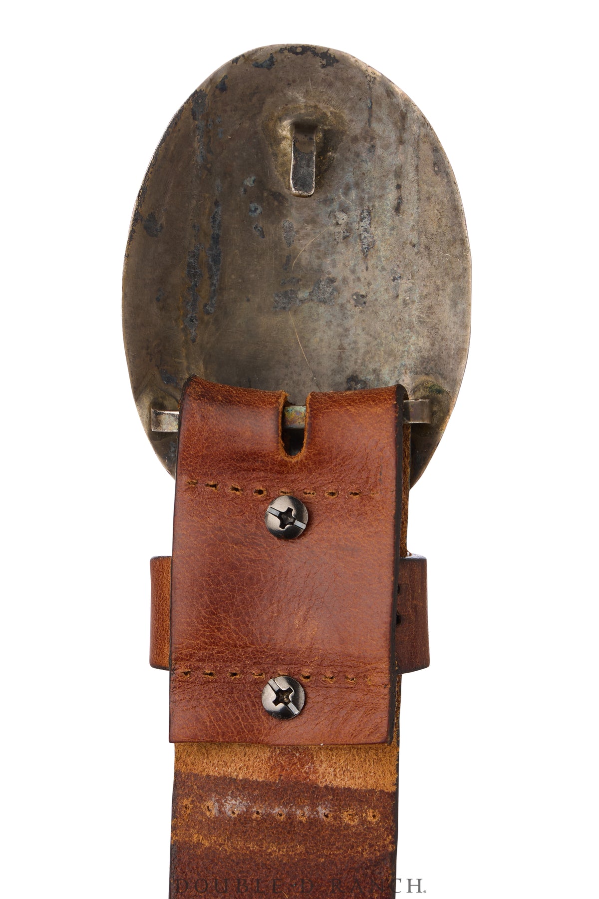 Belt, A Vintage, Buckle, Concho, Turquoise, Old Pawn ‘40s, 780