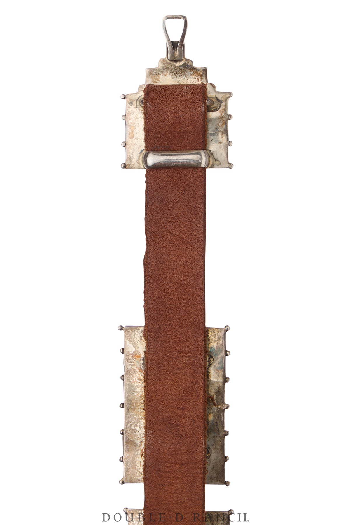 Belt, A Vintage, Concho, Spiny Oyster & Mixed Stones, Front Closure, Vintage, ‘80s, 781