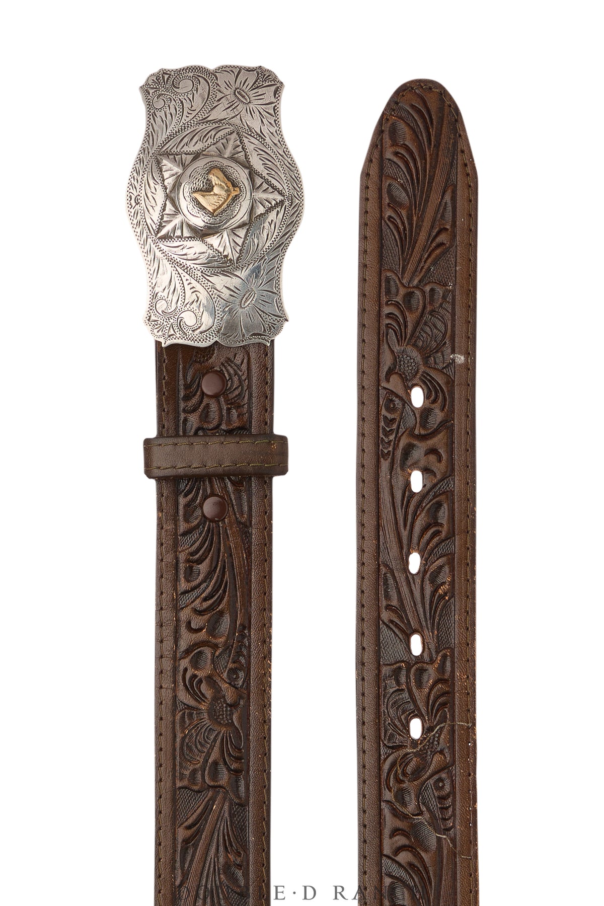 Belt, A Vintage, Buckle, Western, Horse Profile, Hallmark, Vintage late ‘40s, 779