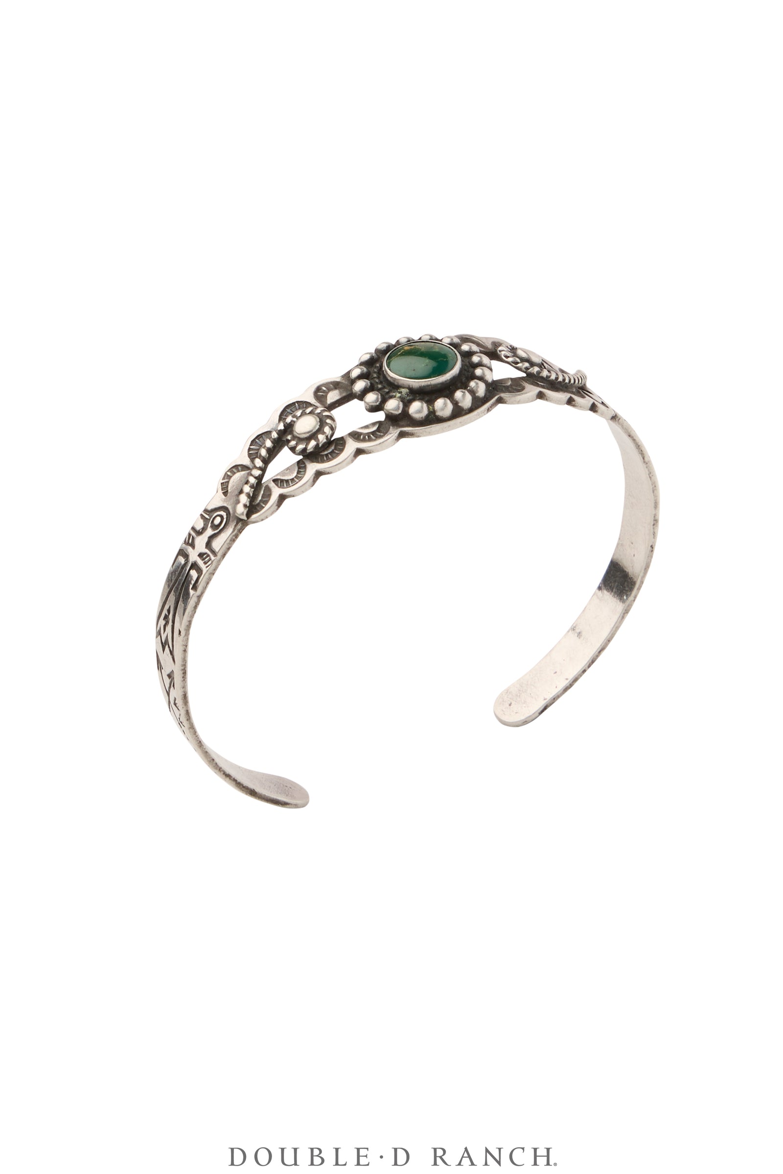 Cuff, Fred Harvey Railroad  Era, Turquoise, Vintage ‘50s, 3983