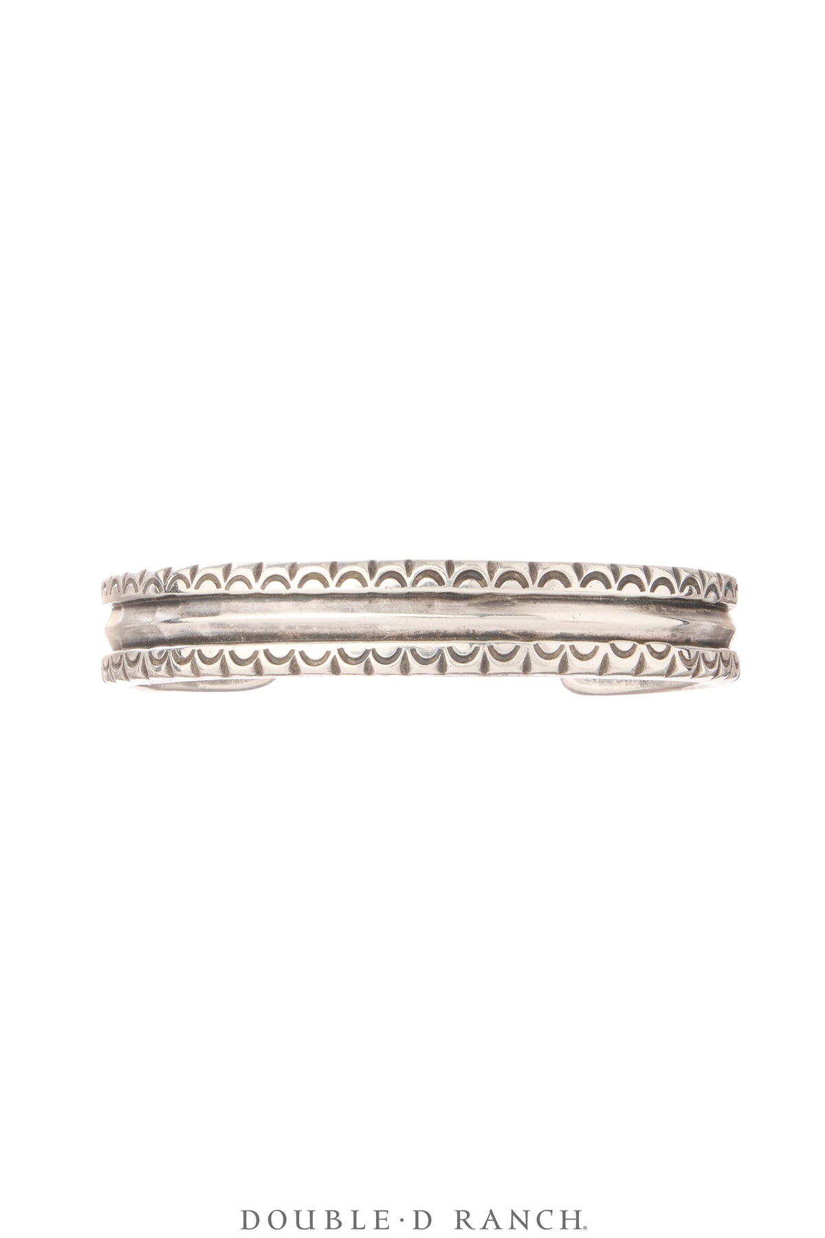 Cuff, Stampwork, Silver, Hallmark, Contemporary, 3988