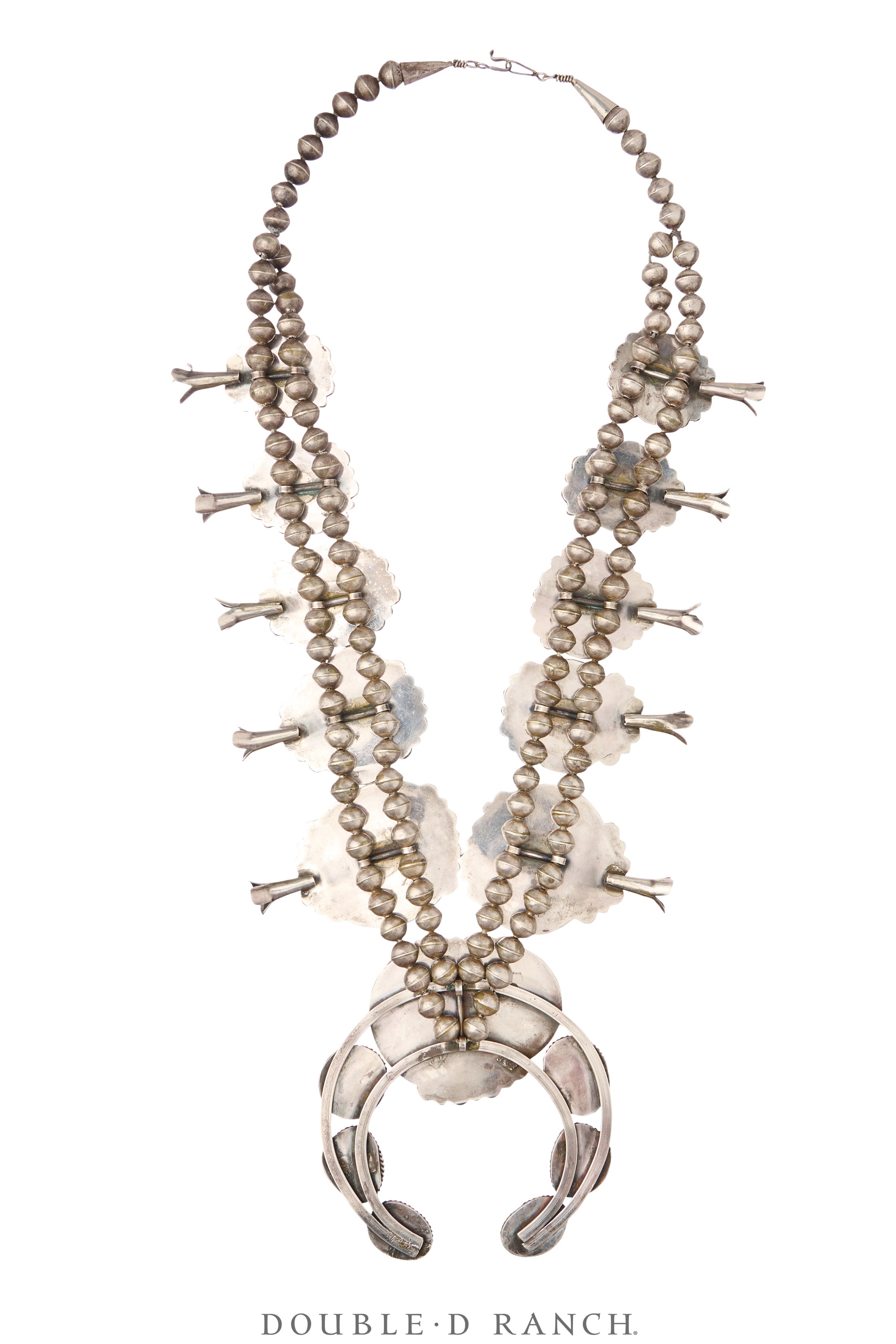 blossoms⟡.* Vintage Navajo Squash Blossom Necklace | Naja Necklace at