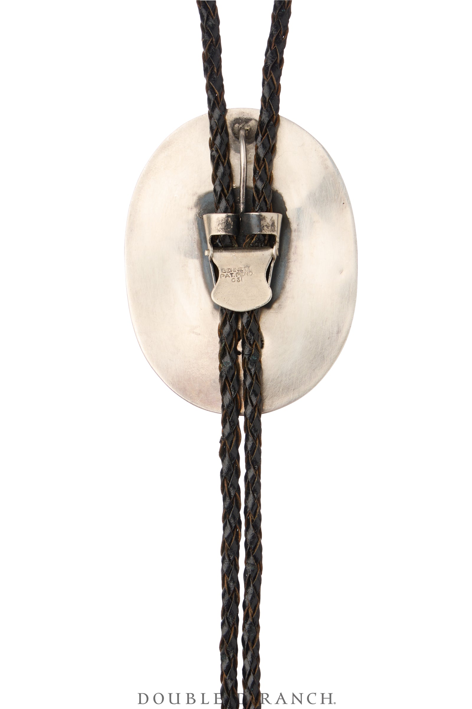 Bolo, Shadowbox, Turquoise, Kachina, Long Hallmark, Vintage, 3619