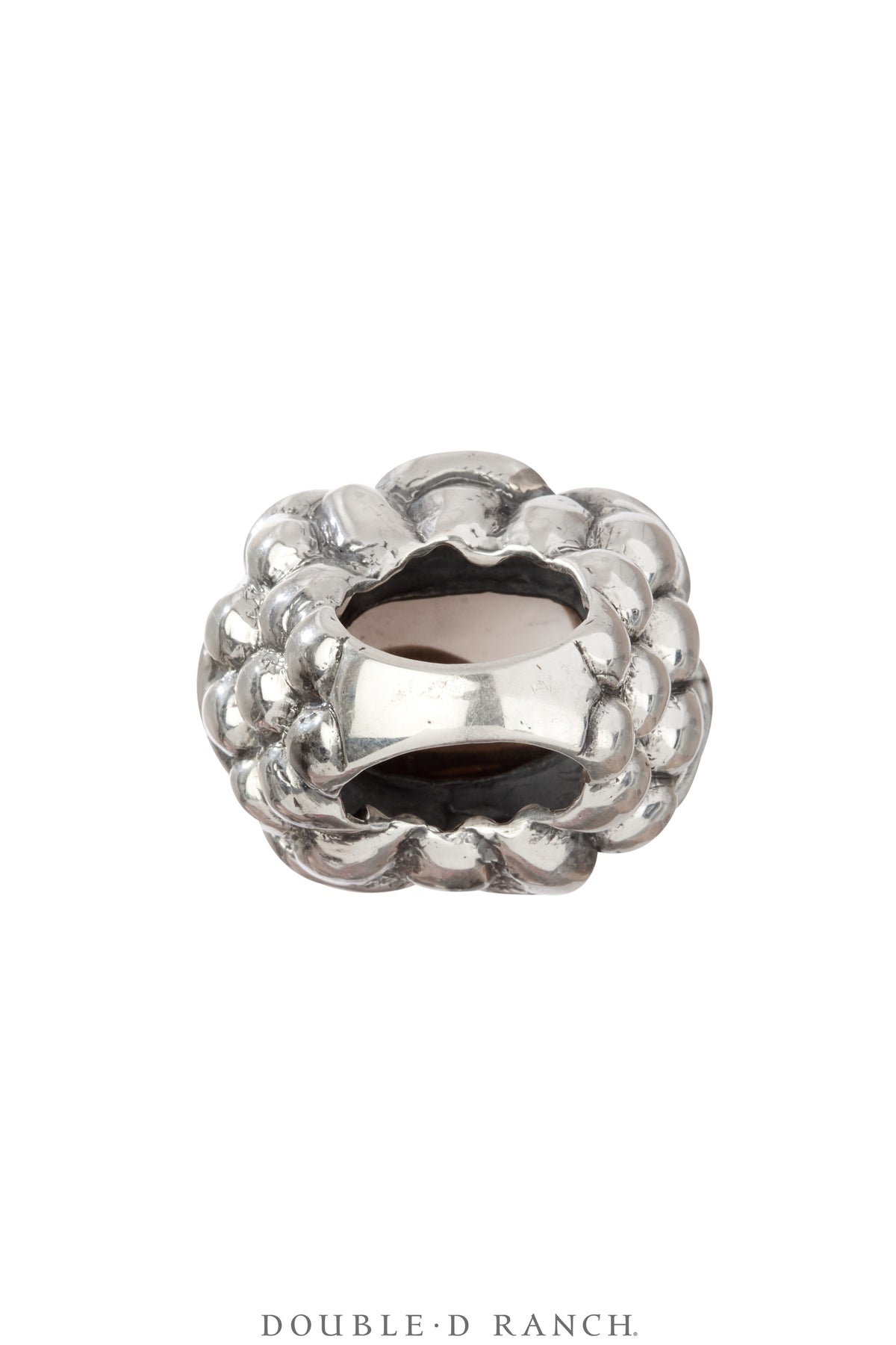 Ring, Dian Malouf, Smokey Quartz, Sterling Silver, Hallmark, Contemporary, 1843