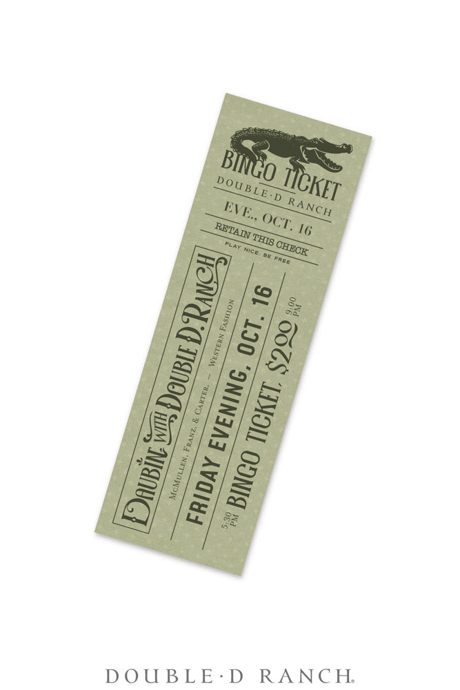 Ticket, Addiction, Round Top, Bingo, 10 Games, Fall 2026
