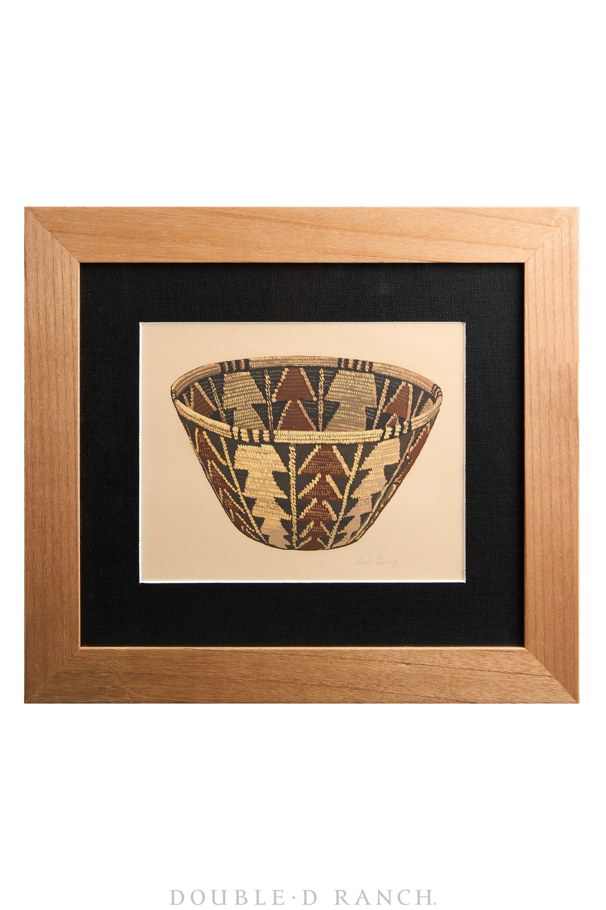 Art, Silkscreen Prints, "Masterpieces of Primitive American Art", by WPA Artist Louie Ewing, Signed, Vintage 1942-1943, 1186